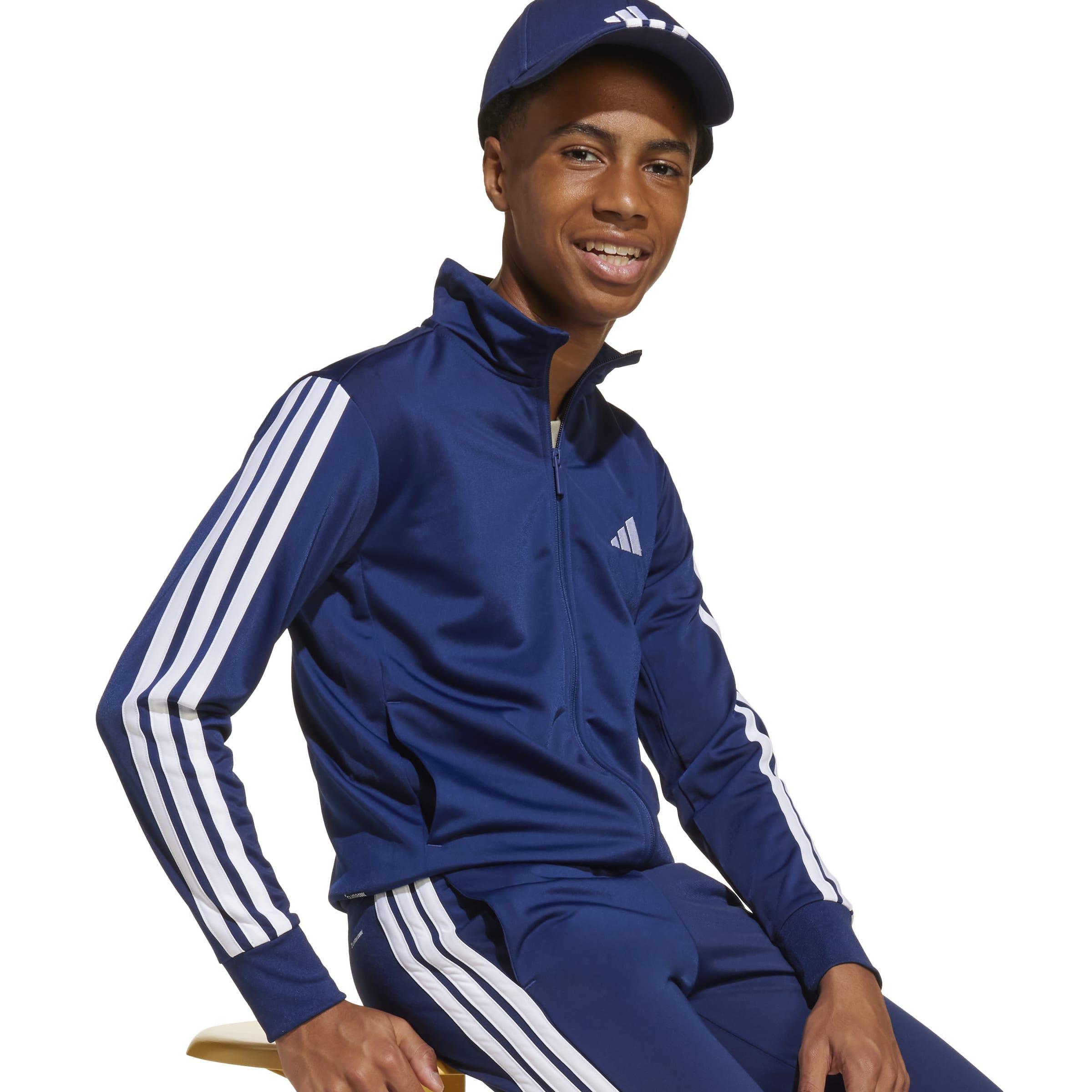 Unisex 3-Stripes New Logo Baseball Cap, Blue, , large image number 3