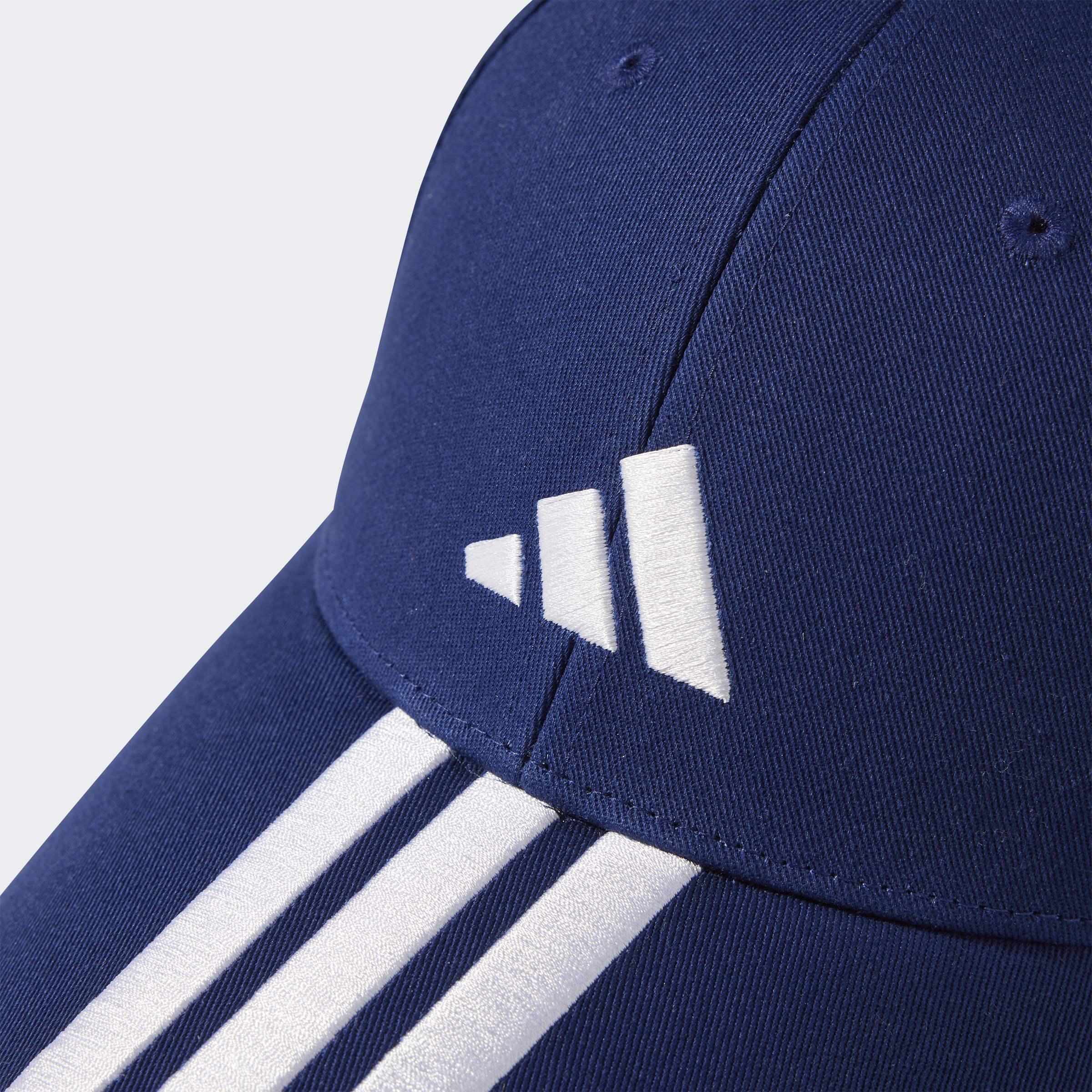 Unisex 3-Stripes New Logo Baseball Cap, Blue, A701_ONE, large image number 5