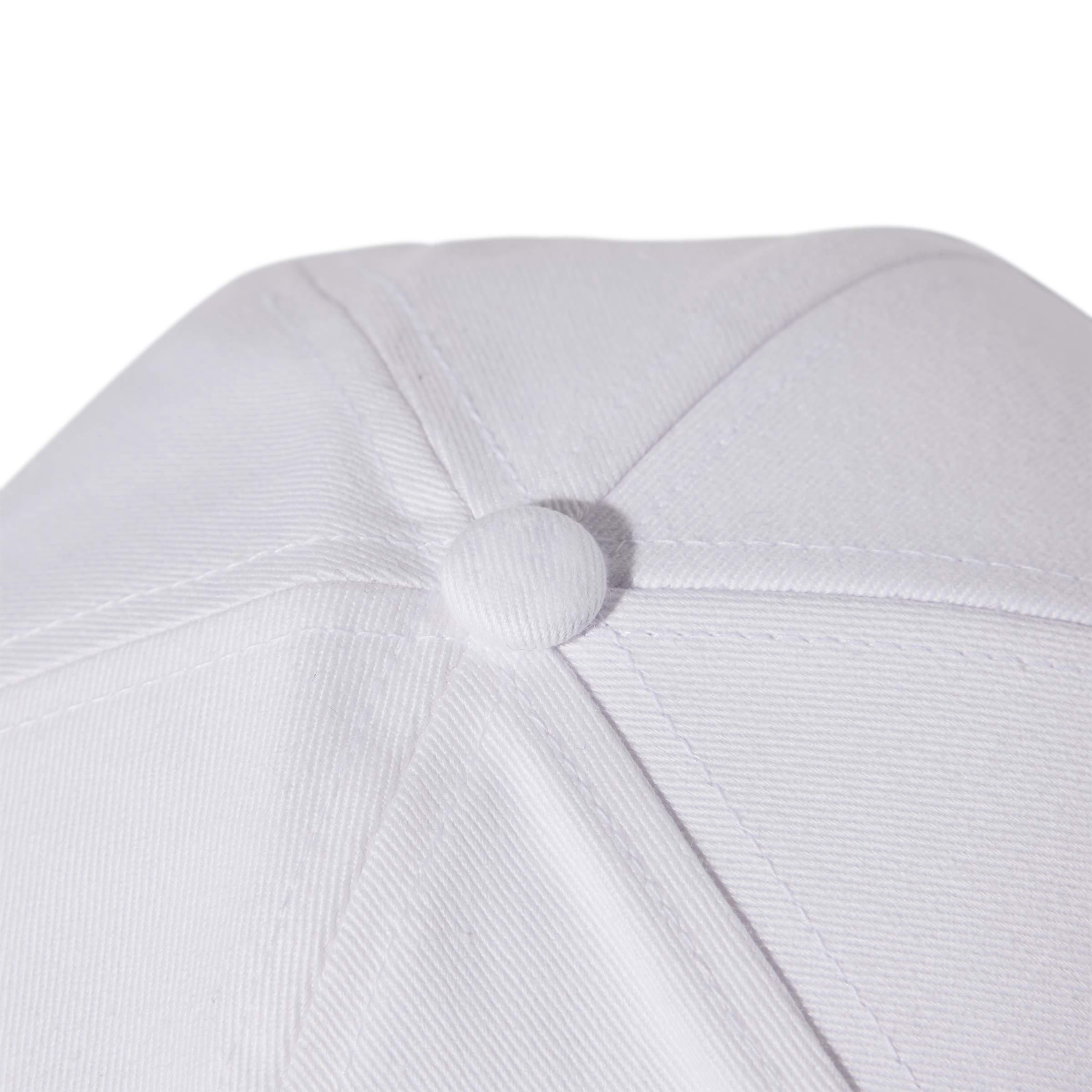 Unisex New Logo Baseball Cap, White, A701_ONE, large image number 6