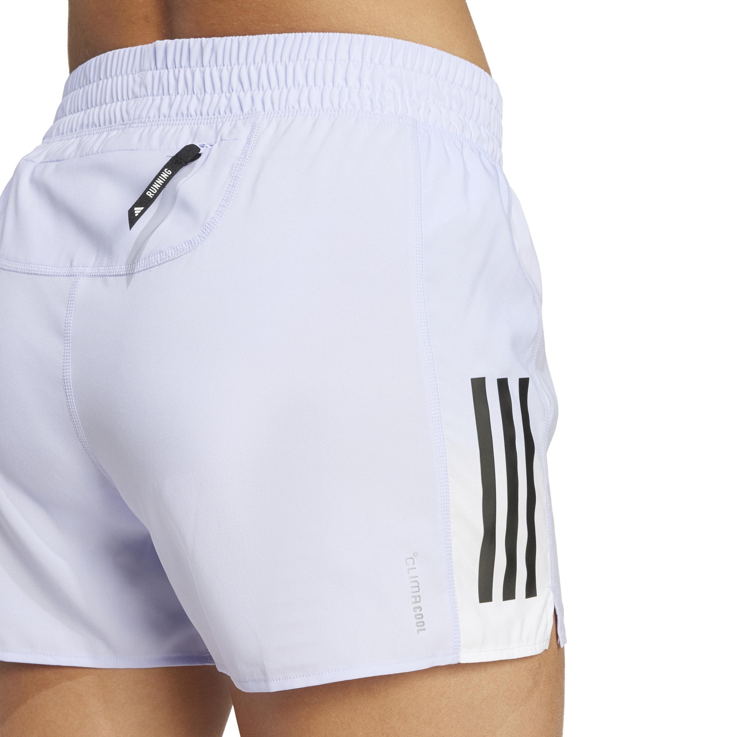 Own the Run CLIMACOOL Colorblock Shorts, Purple, , large image number 3