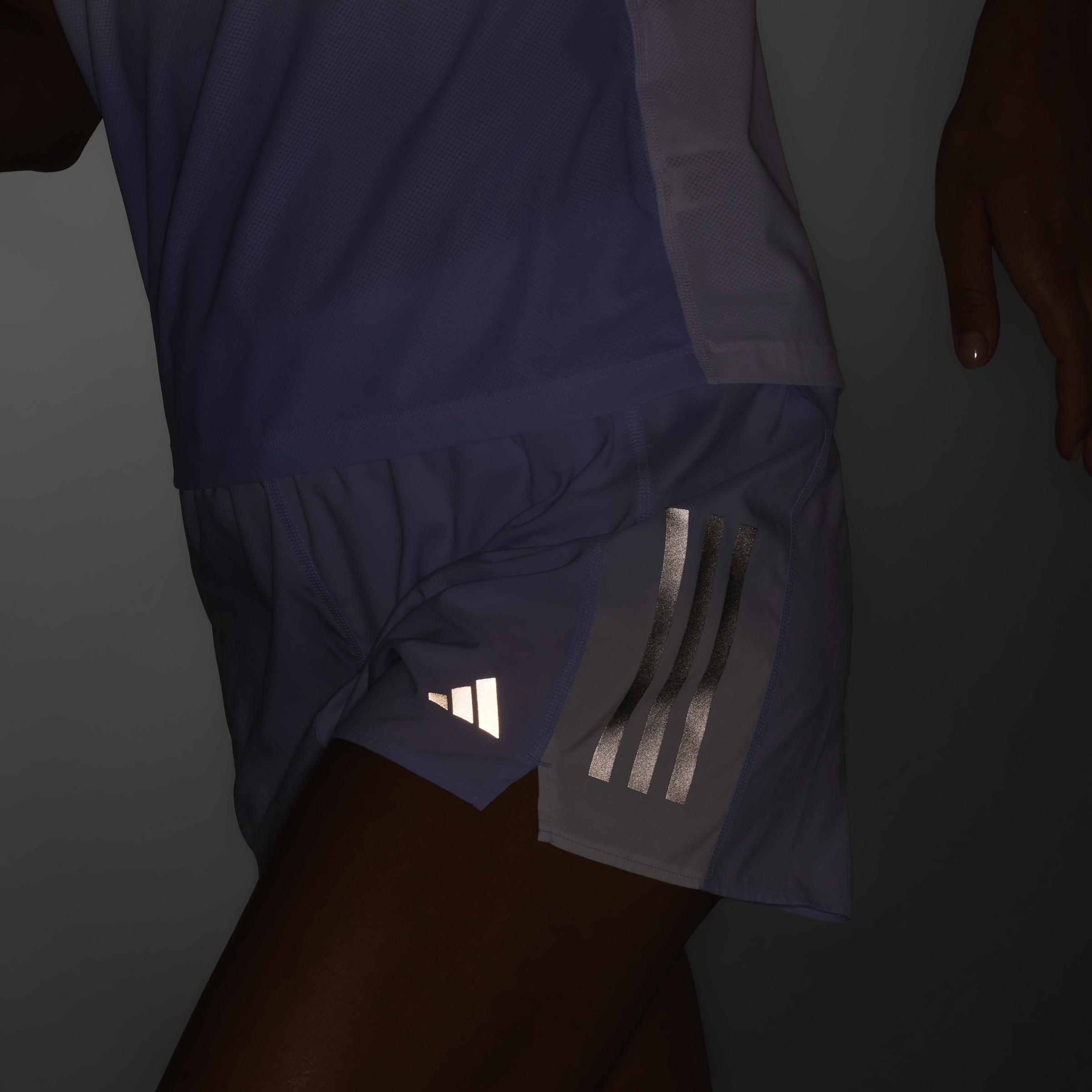 Own the Run CLIMACOOL Colorblock Shorts, Purple, , large image number 11