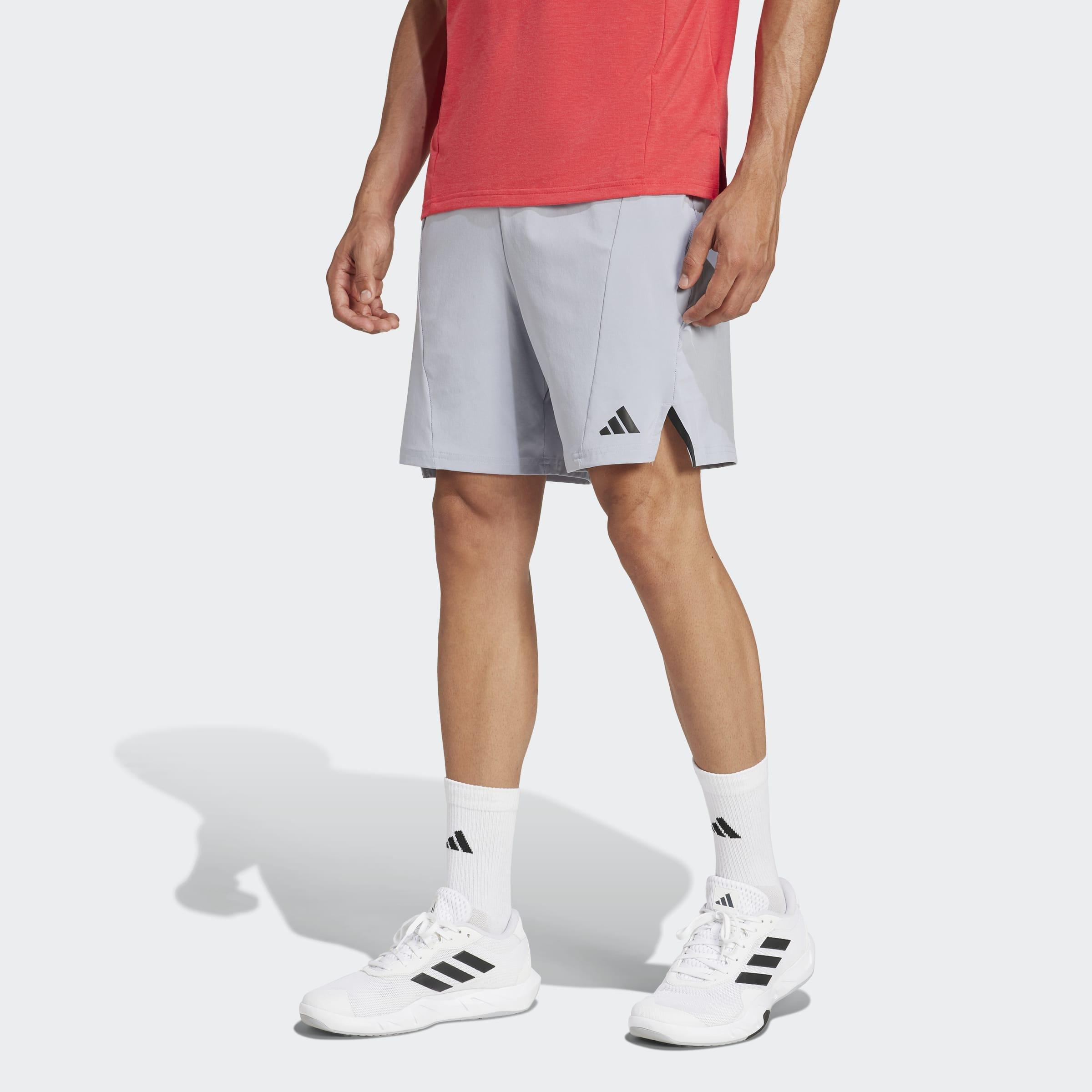 Designed for Training Workout Shorts, Grey, A701_ONE, large image number 4