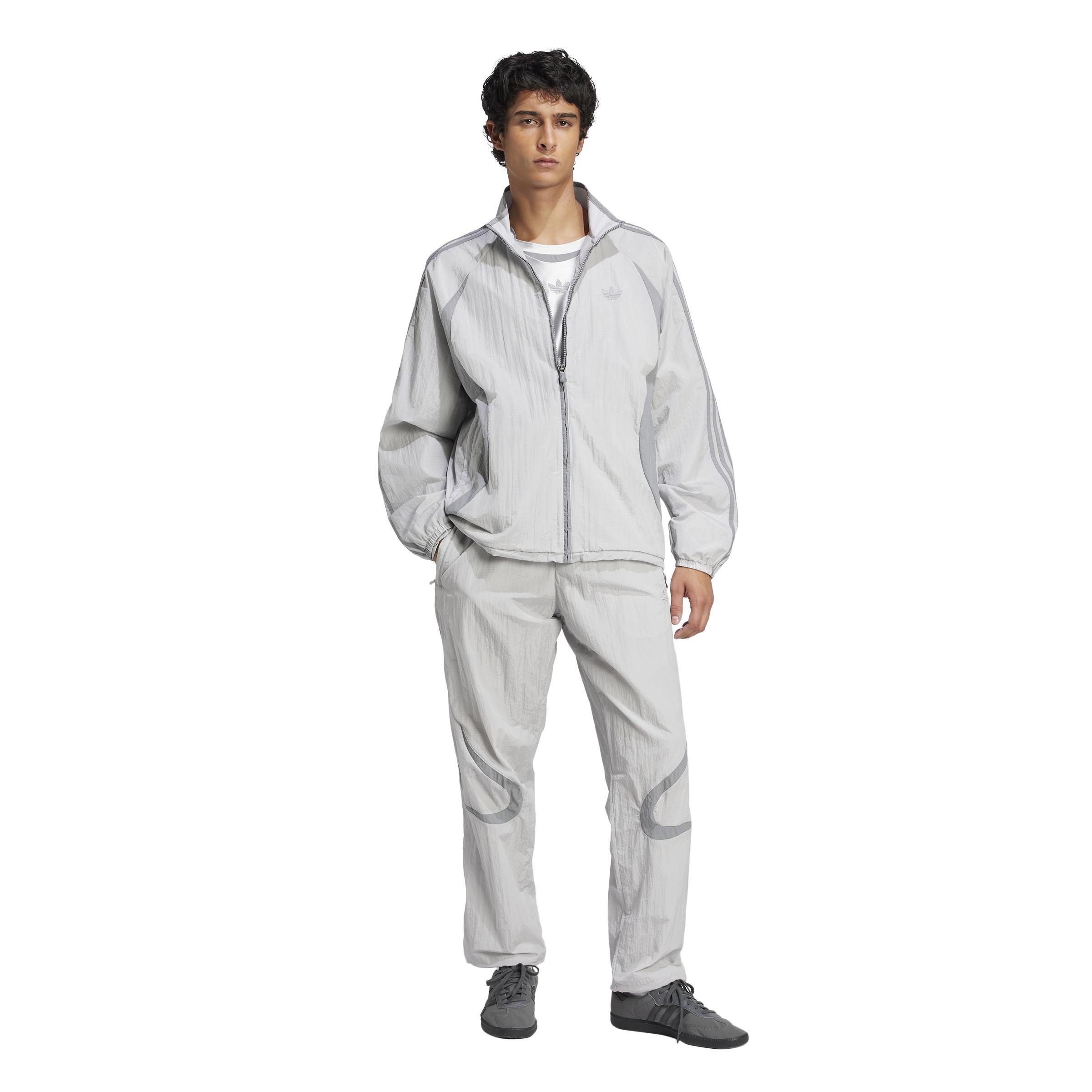 Adicolor 2000s Woven Track Tracksuit Bottoms, Grey, A701_ONE, large image number 5