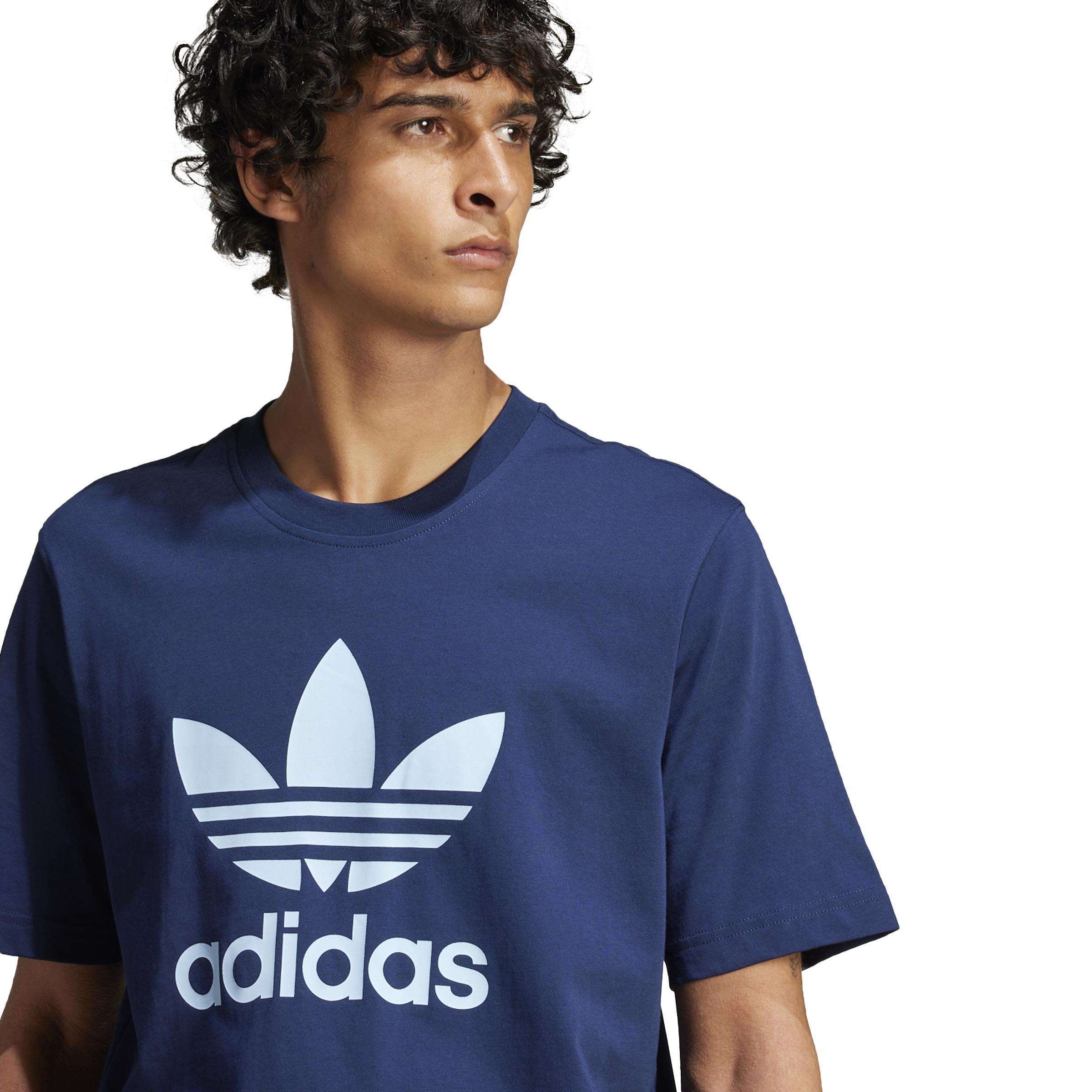 Adicolor Trefoil T-Shirt, Blue, A701_ONE, large image number 3