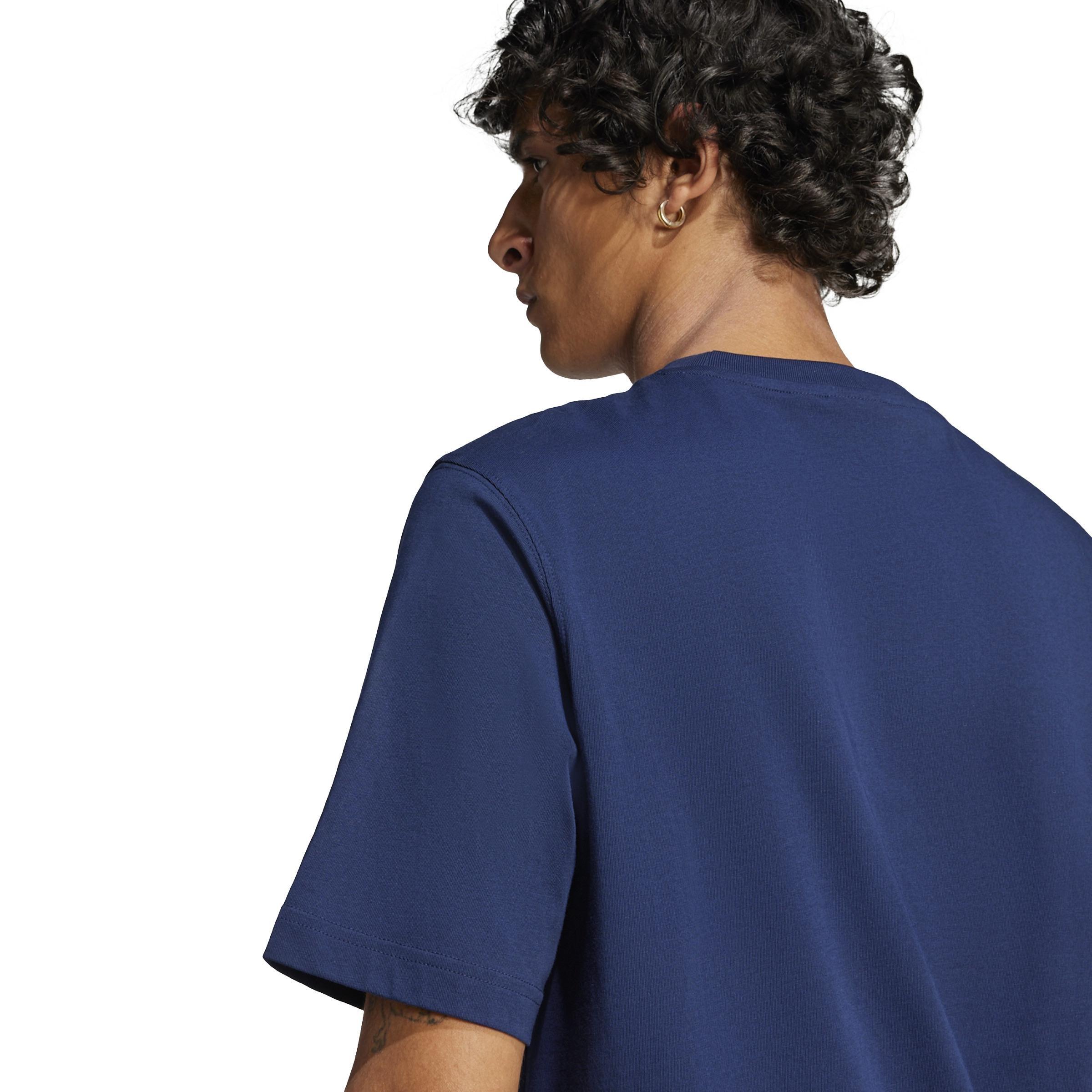 Adicolor Trefoil T-Shirt, Blue, A701_ONE, large image number 4