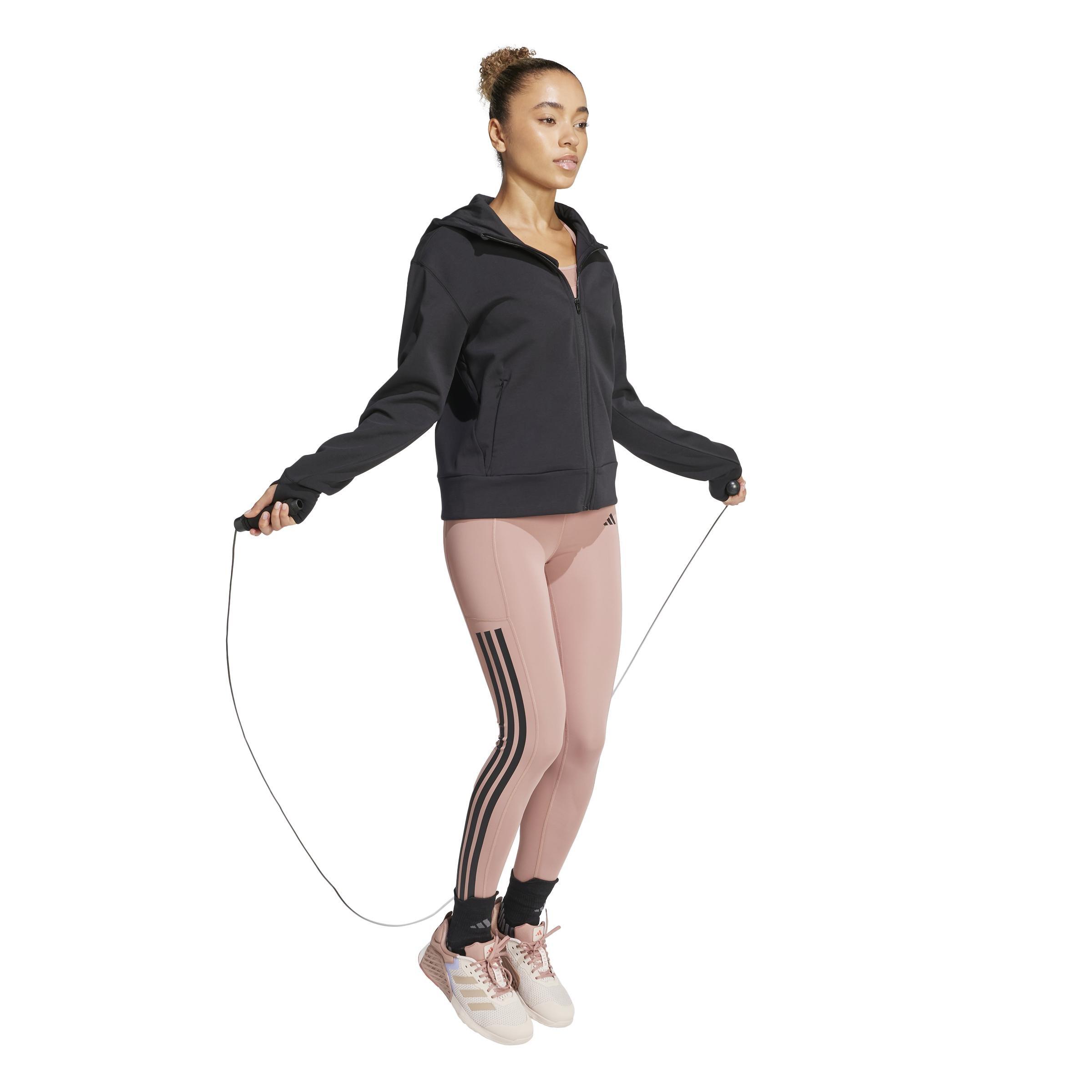 Designed 4 Training Full-Zip Hooded Sweatshirt, Black, A701_ONE, large image number 6