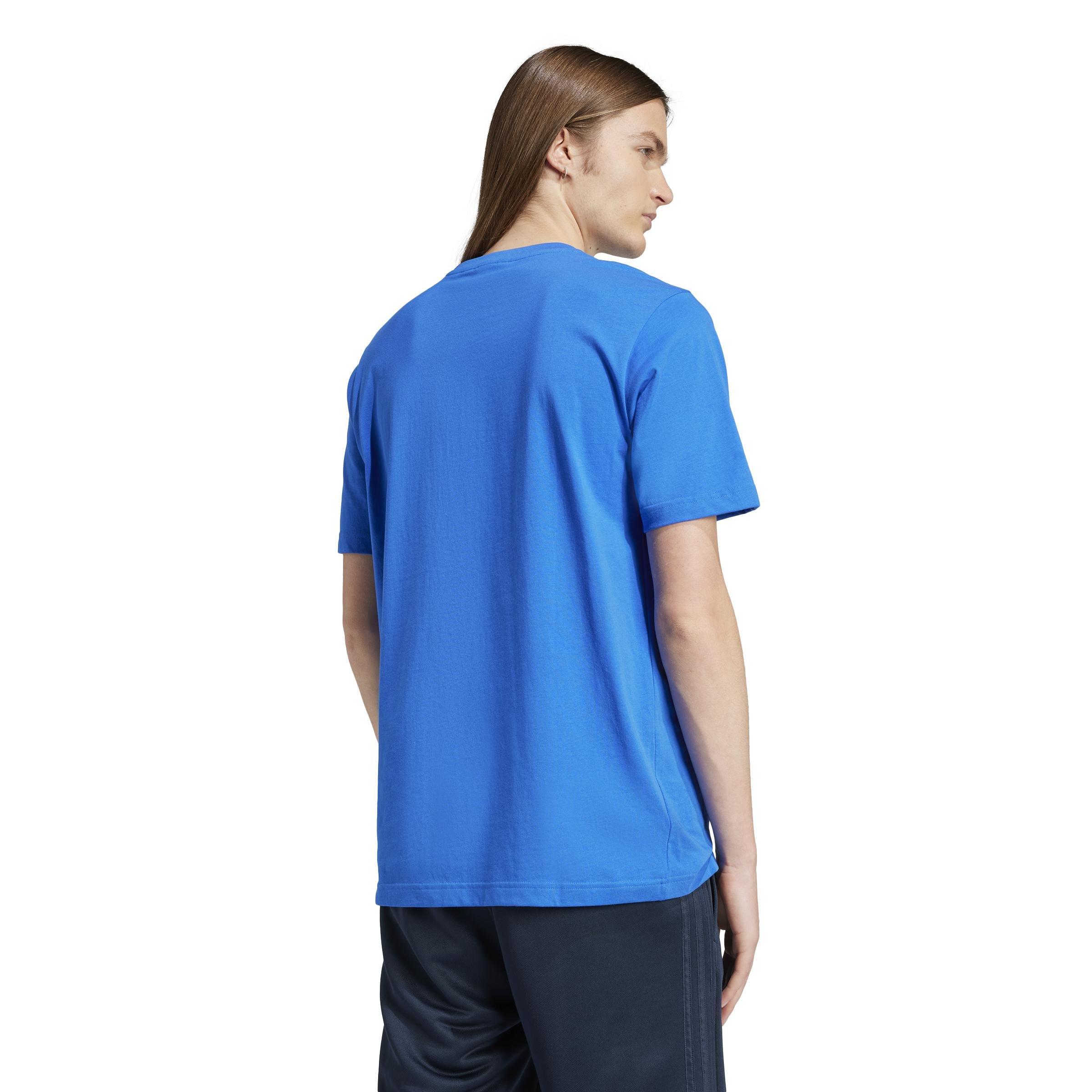 adidas Originals T-Shirt, Blue, A701_ONE, large image number 2