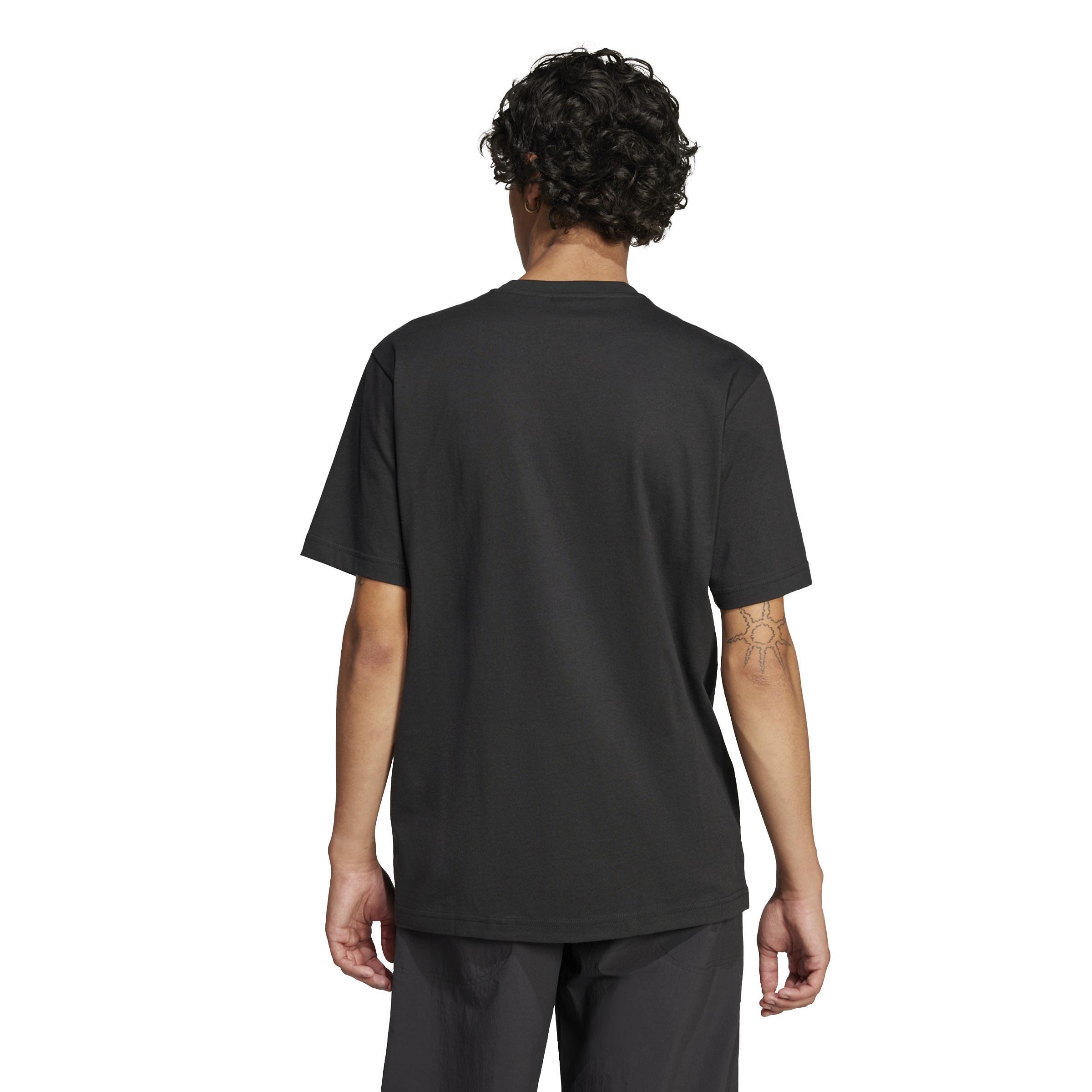 Trefoil Series T-Shirt, Black, A701_ONE, large image number 1