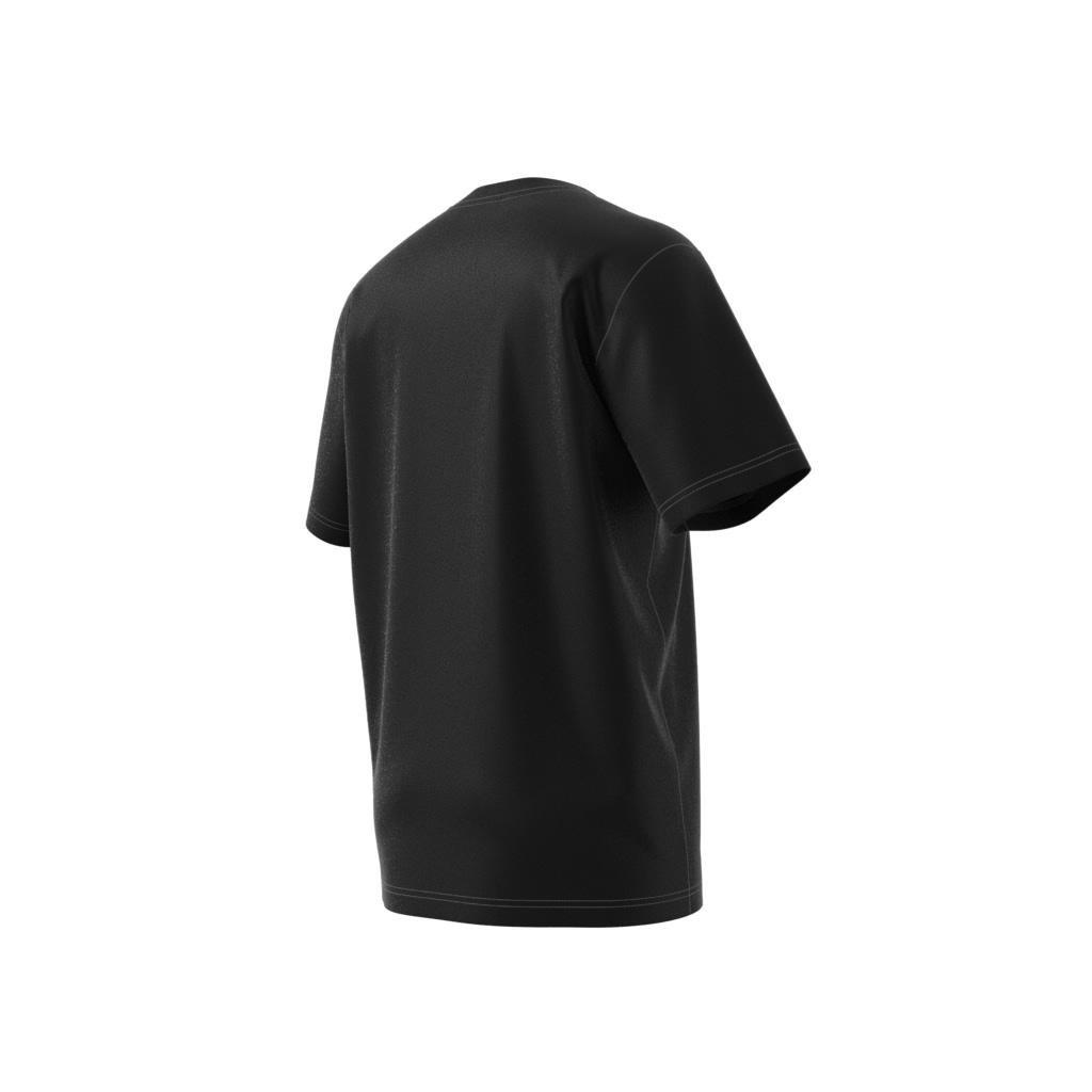 Trefoil Series T-Shirt, Black, A701_ONE, large image number 5