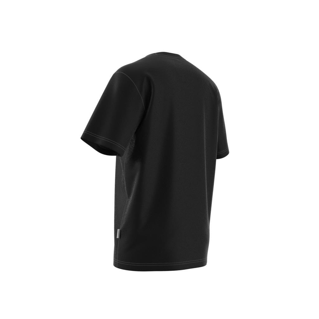 Trefoil Series T-Shirt, Black, A701_ONE, large image number 12