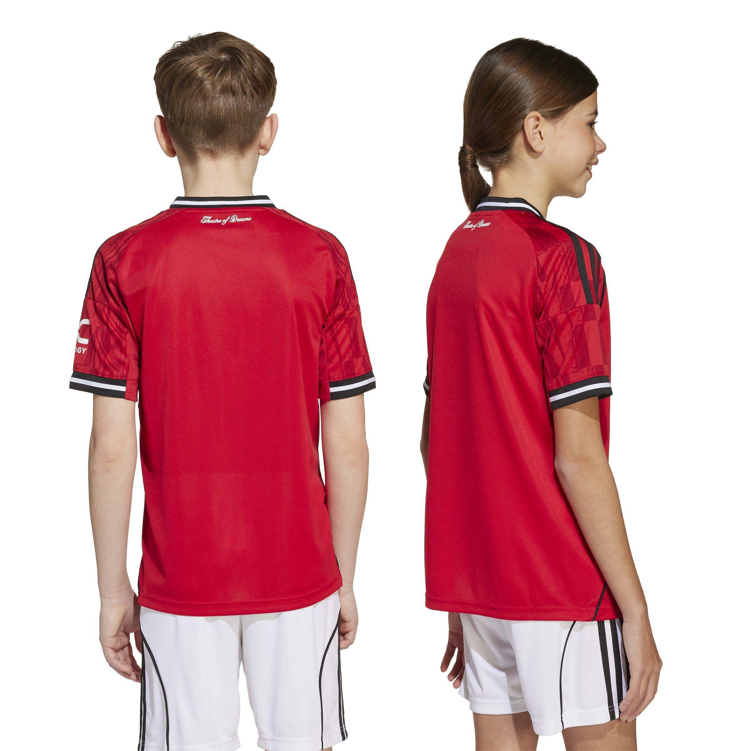 Kids Unisex Manchester United 25/26 Home Jersey, Red, A701_ONE, large image number 4