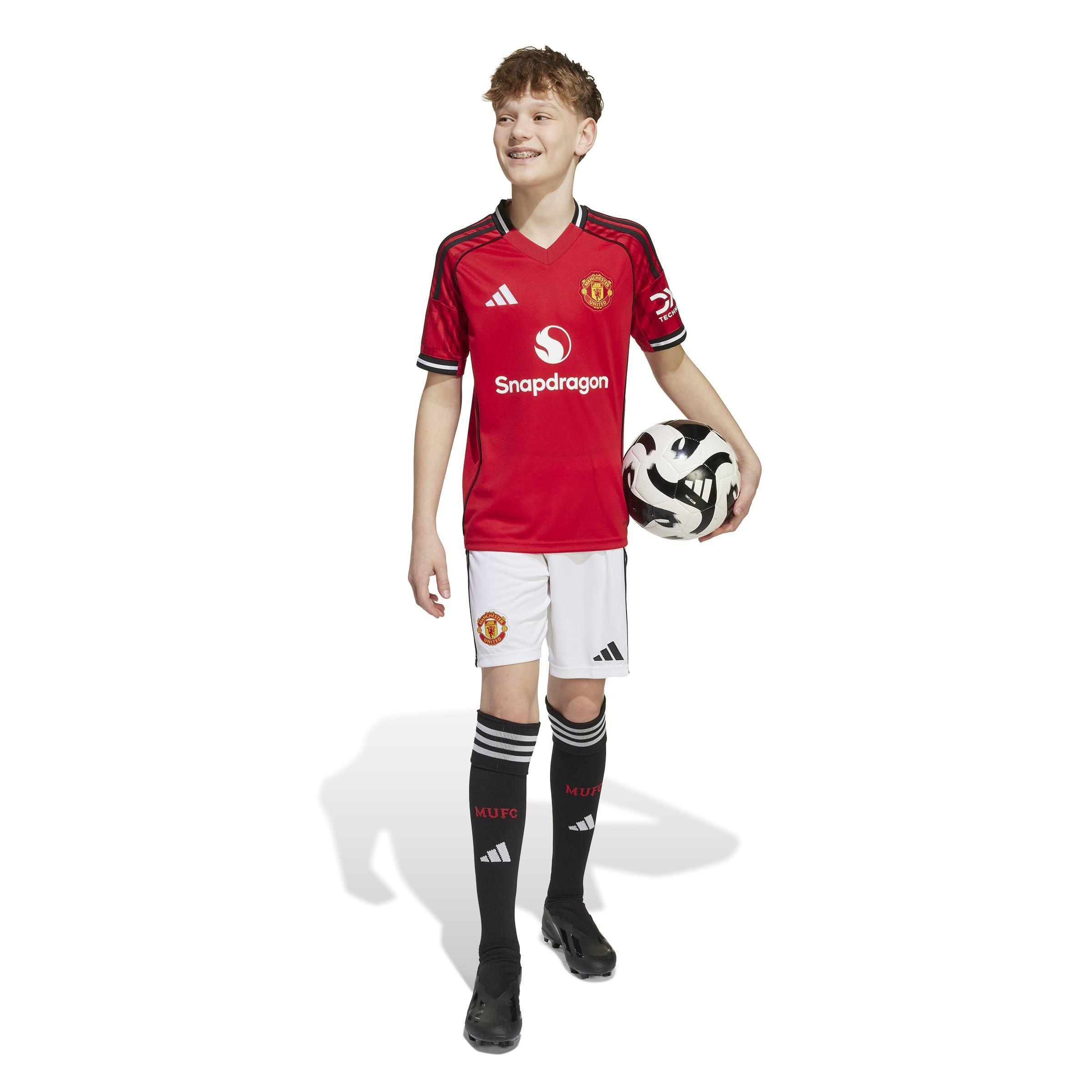 Kids Unisex Manchester United 25/26 Home Jersey, Red, A701_ONE, large image number 6