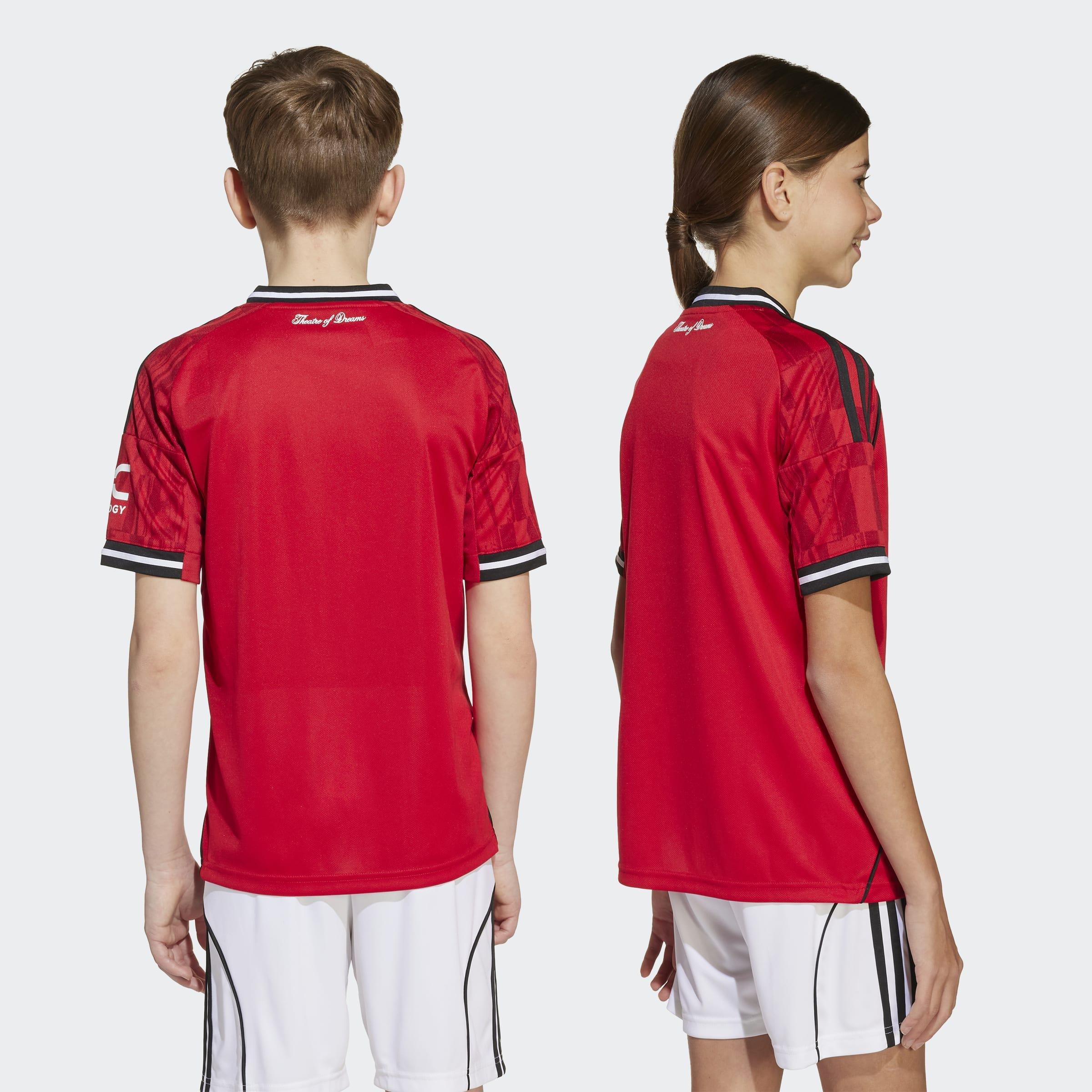 Kids Unisex Manchester United 25/26 Home Jersey, Red, A701_ONE, large image number 6