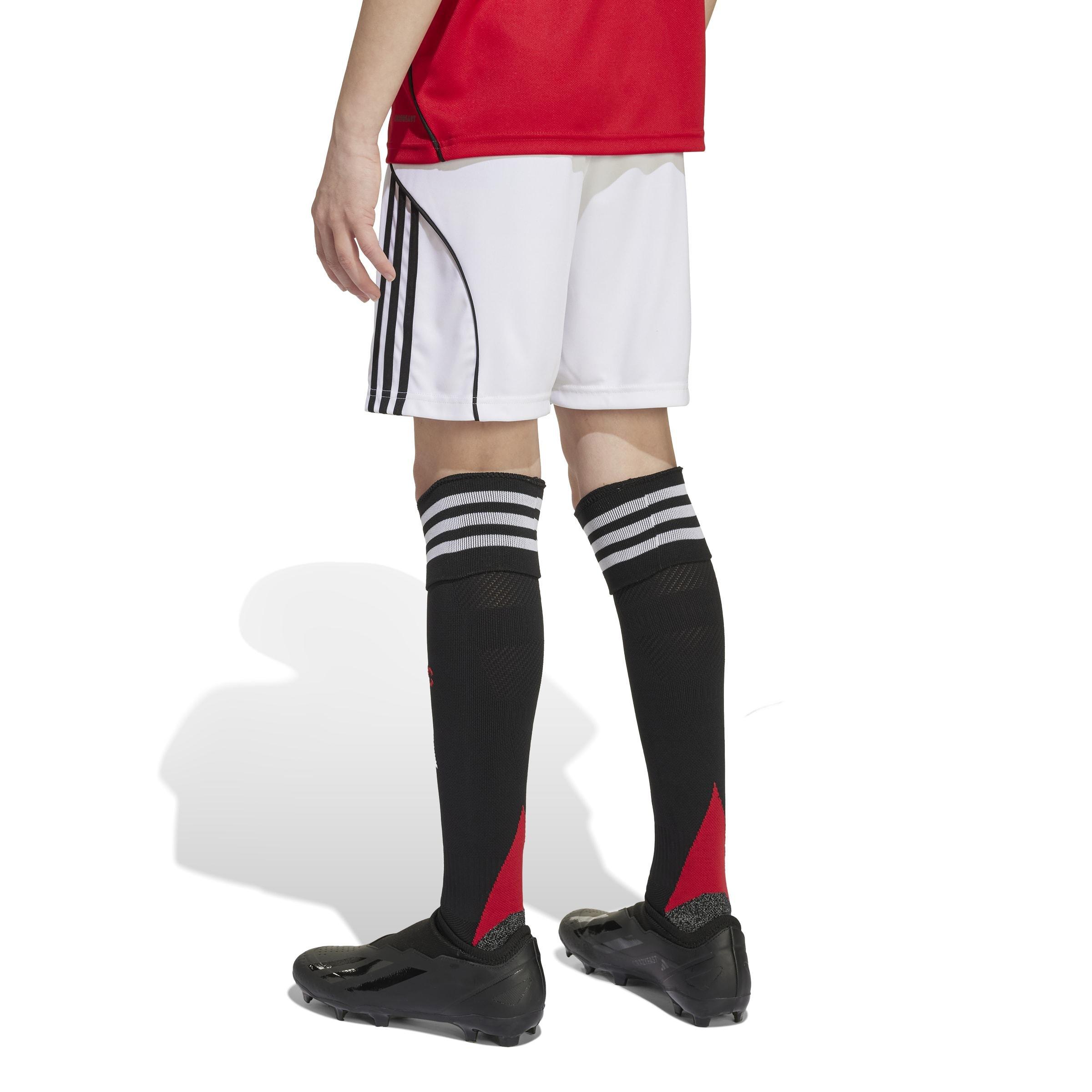 Kids Unisex Manchester United 25/26 Home Shorts, White, , large image number 1