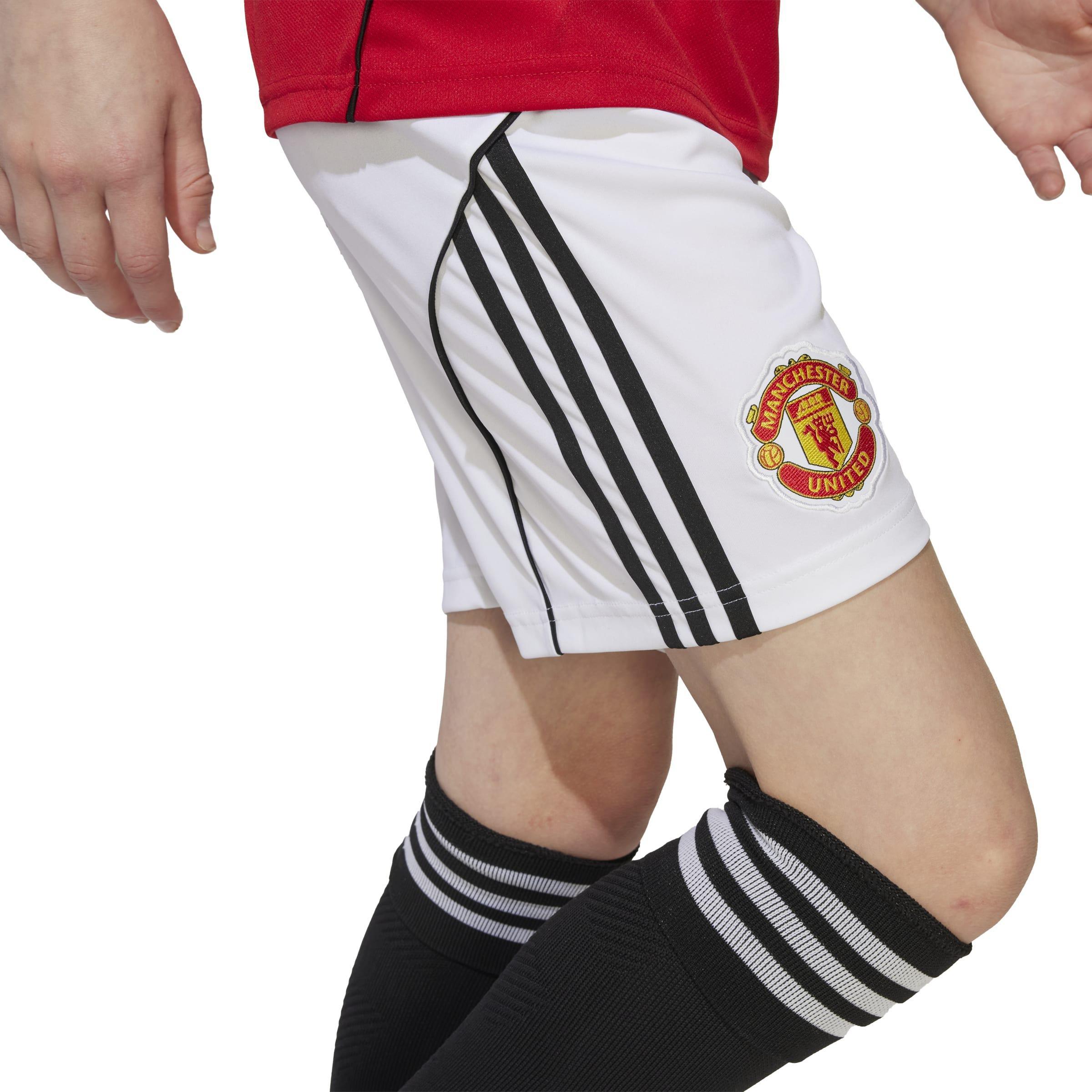 Kids Unisex Manchester United 25/26 Home Shorts, White, , large image number 4