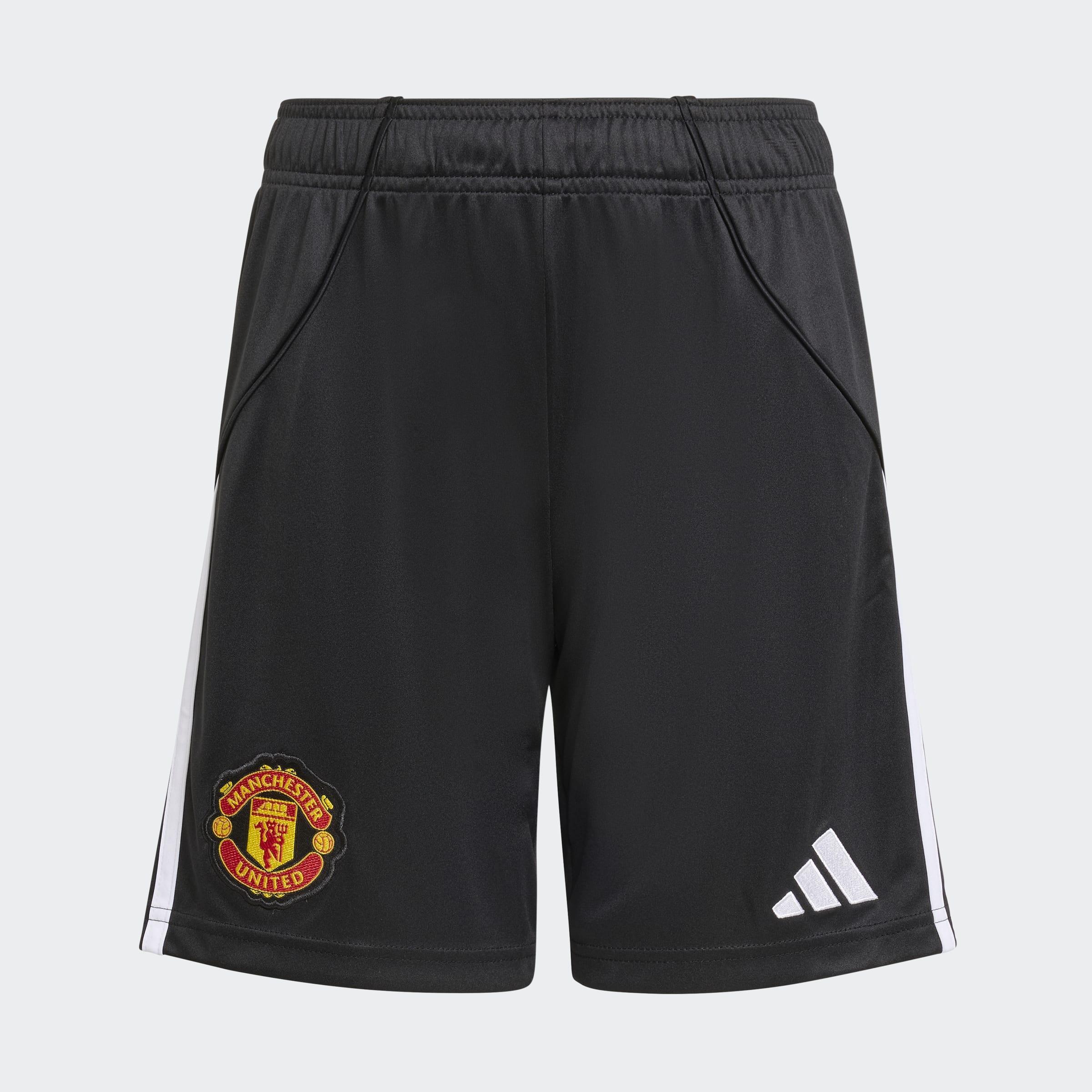 Kids Unisex Manchester United 25/26 Home Shorts, Black, A701_ONE, large image number 0