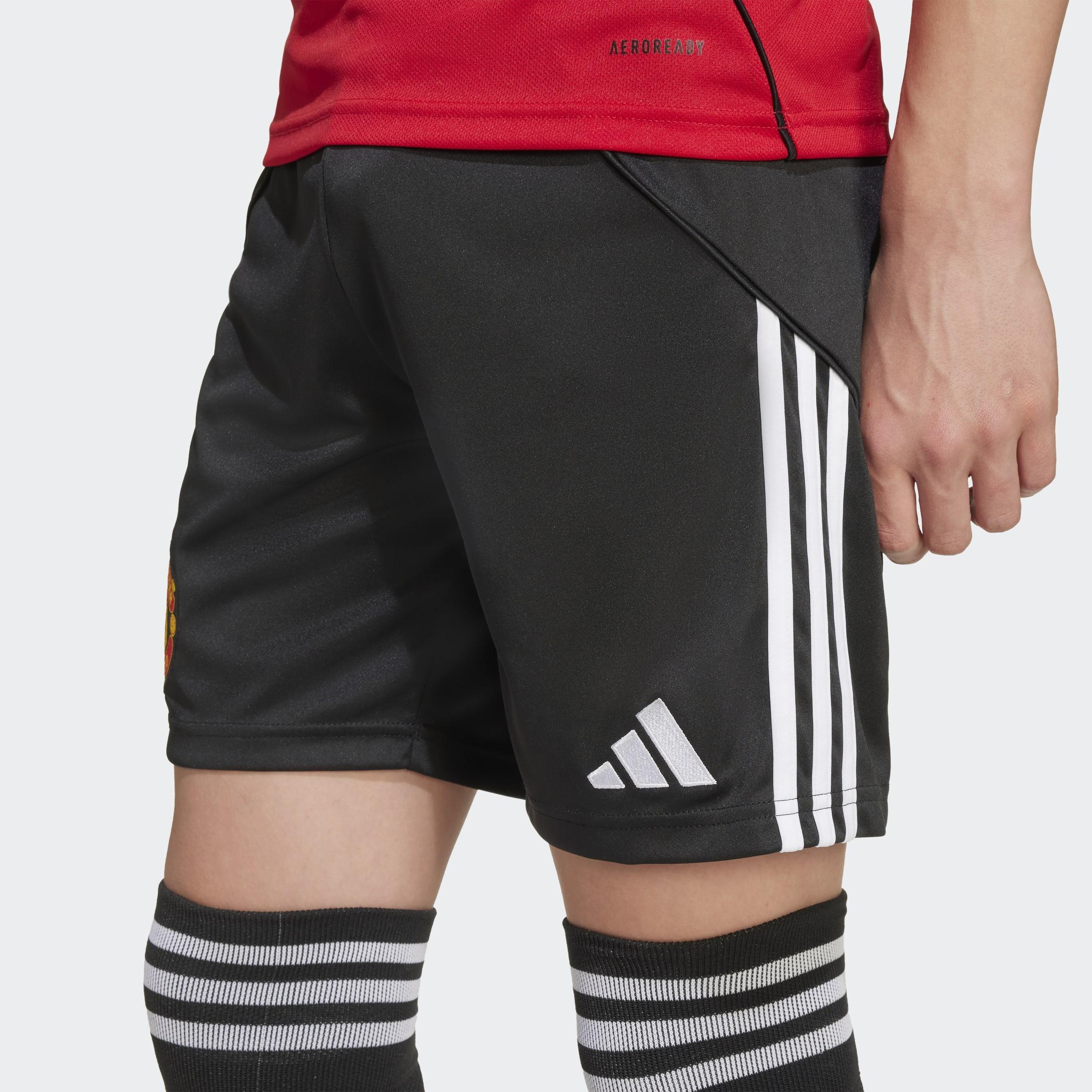 Kids Unisex Manchester United 25/26 Home Shorts, Black, A701_ONE, large image number 3