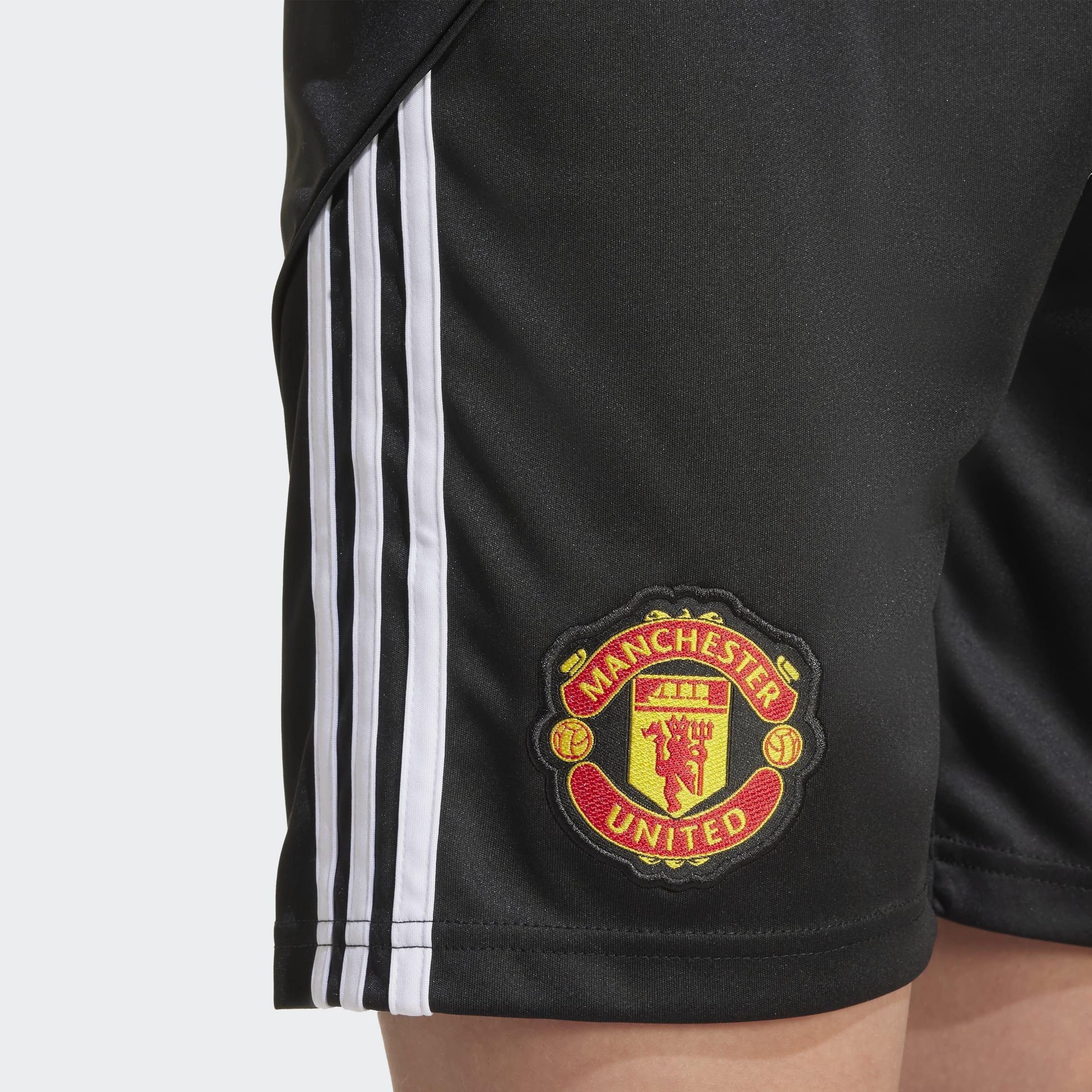 Kids Unisex Manchester United 25/26 Home Shorts, Black, A701_ONE, large image number 4