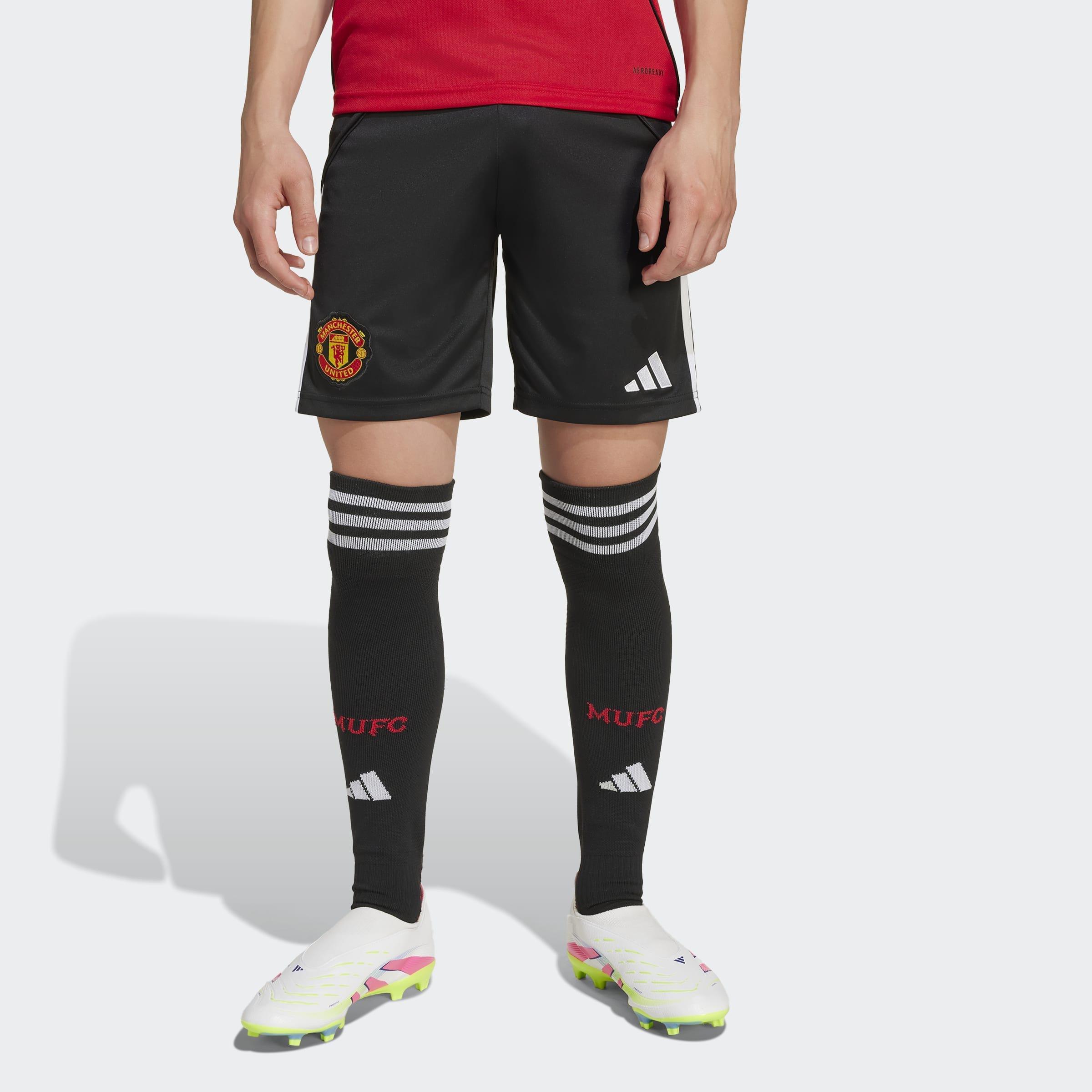 Kids Unisex Manchester United 25/26 Home Shorts, Black, A701_ONE, large image number 5