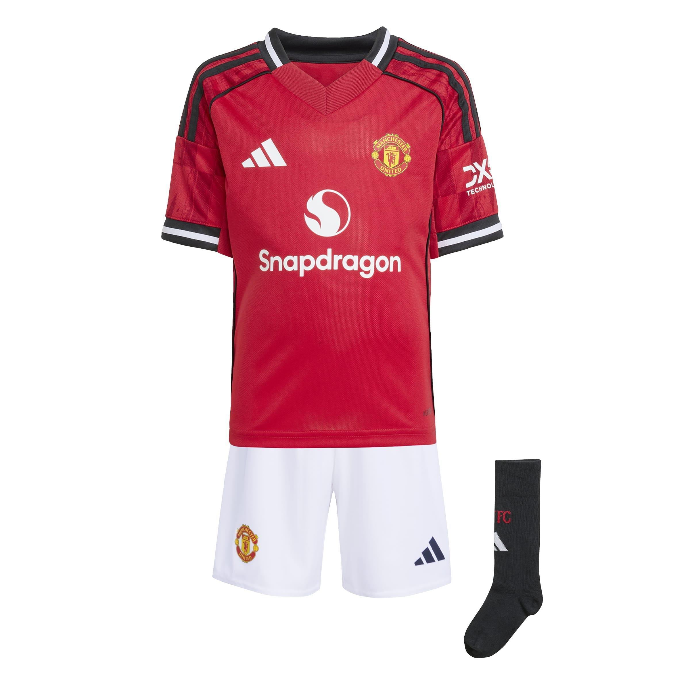 Kids Unisex Manchester United 25/26 Home Mini Kit, Red, A701_ONE, large image number 0