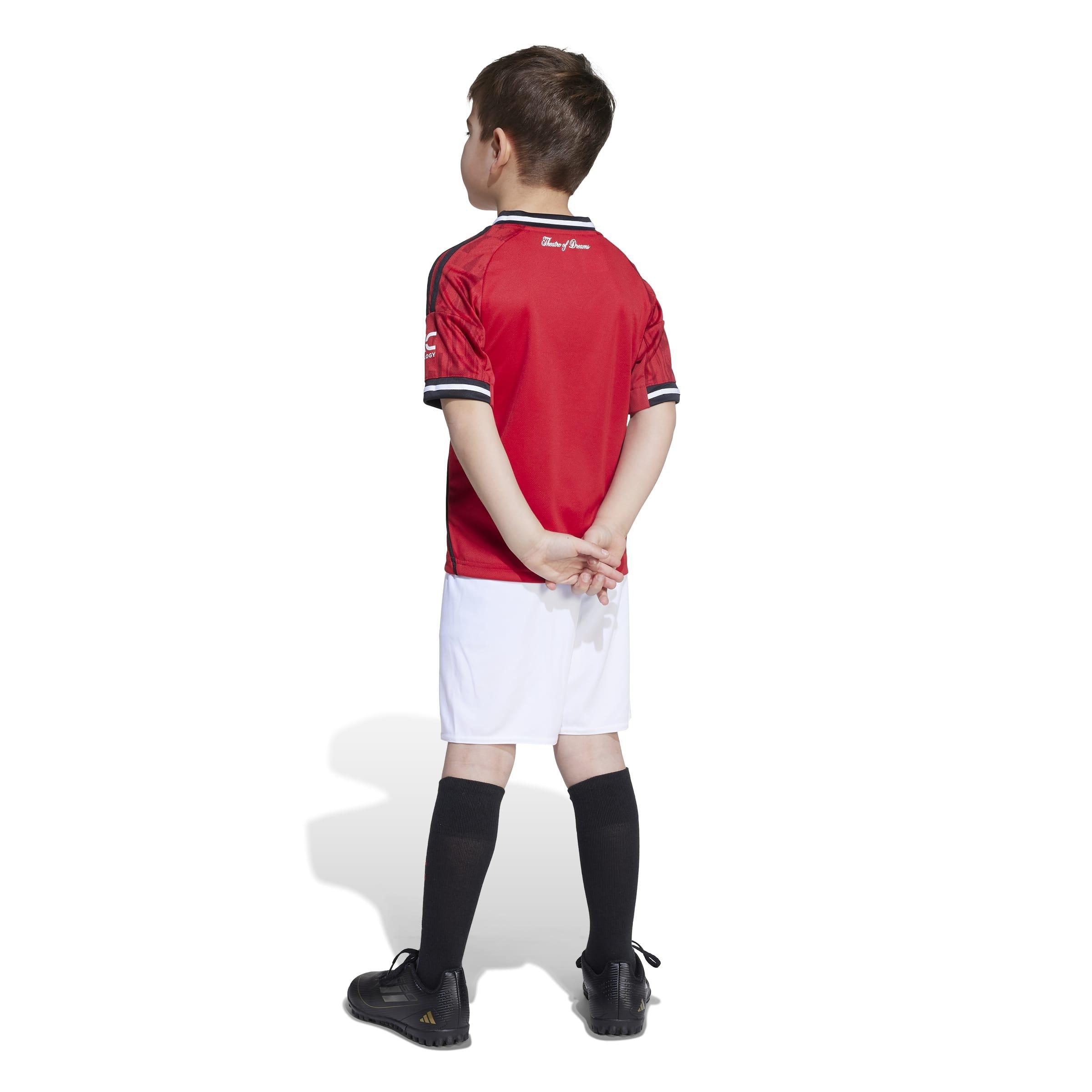 Kids Unisex Manchester United 25/26 Home Mini Kit, Red, A701_ONE, large image number 4
