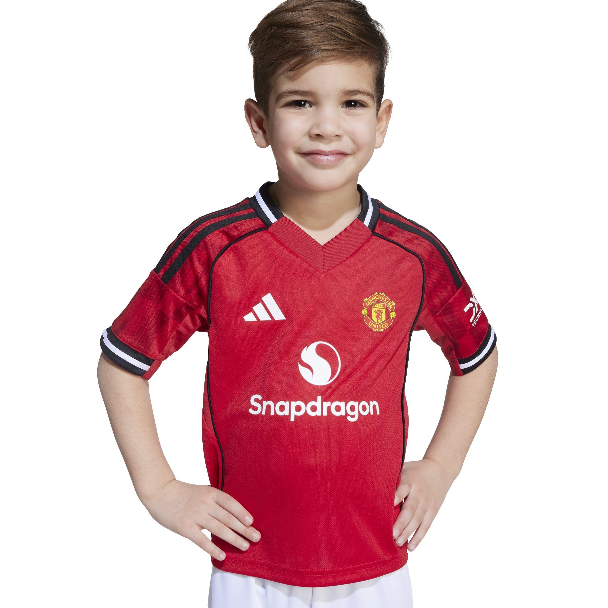 Kids Unisex Manchester United 25/26 Home Mini Kit, Red, A701_ONE, large image number 5