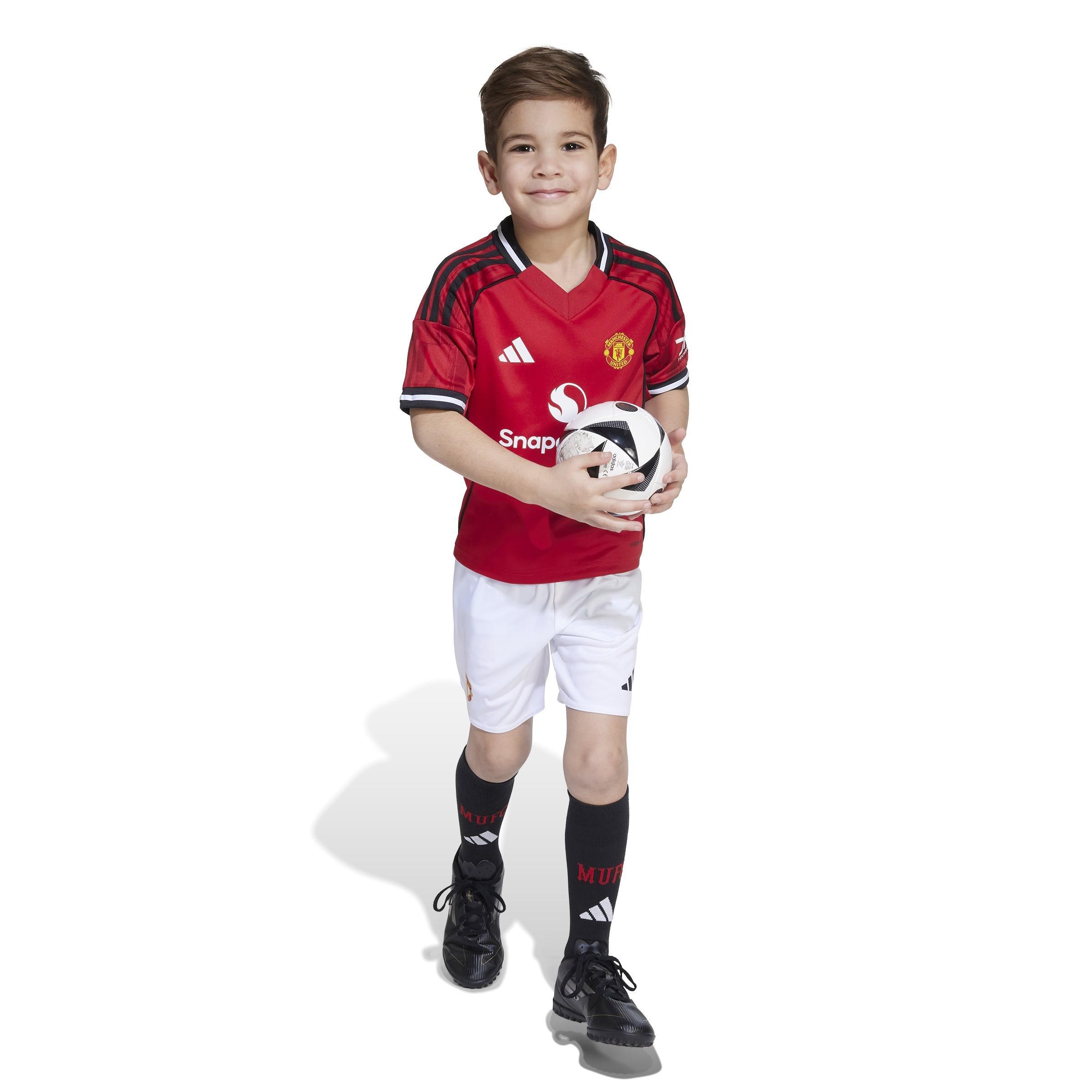 Kids Unisex Manchester United 25/26 Home Mini Kit, Red, A701_ONE, large image number 7