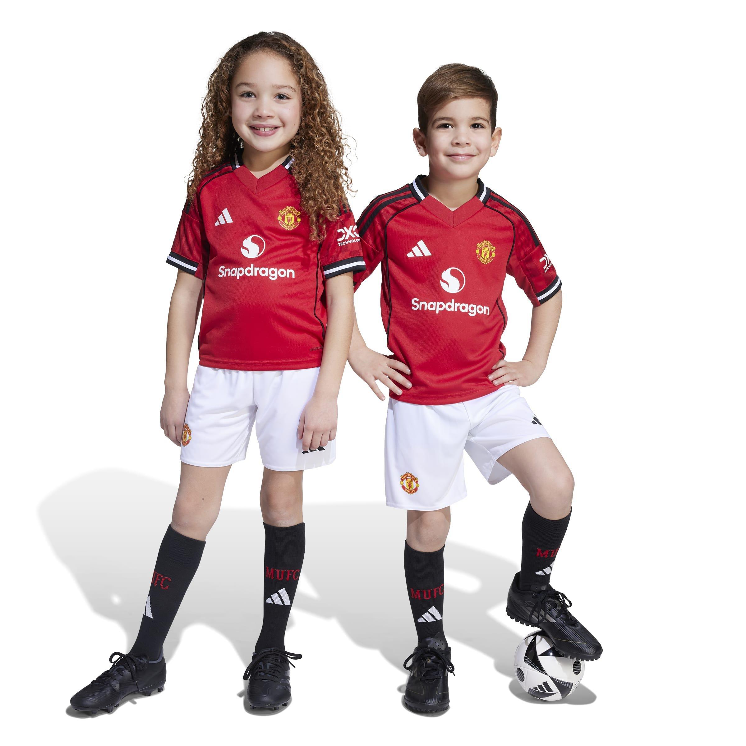 Kids Unisex Manchester United 25/26 Home Mini Kit, Red, A701_ONE, large image number 10