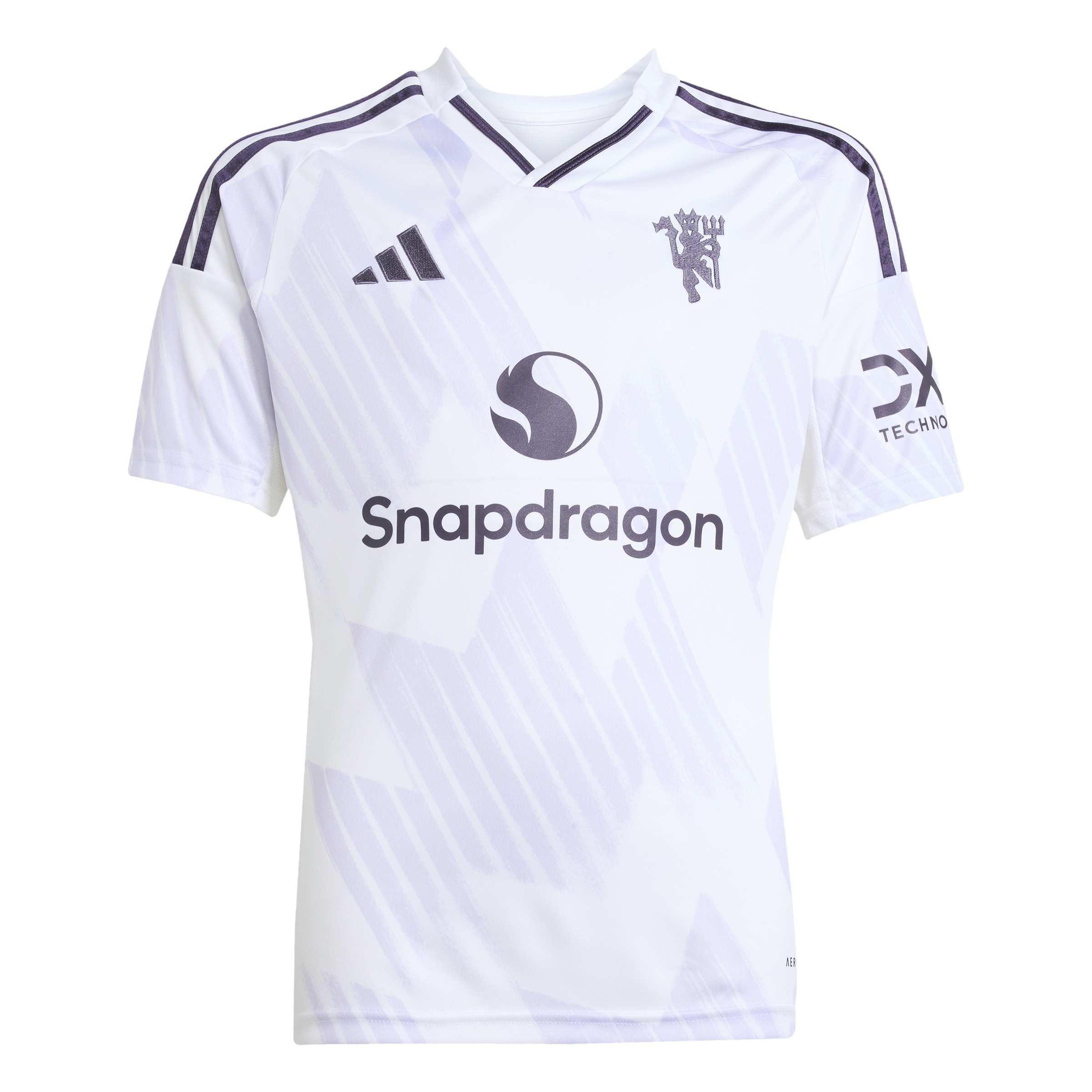 Kids Unisex Manchester United 25/26 Away Jersey, White, A701_ONE, large image number 0