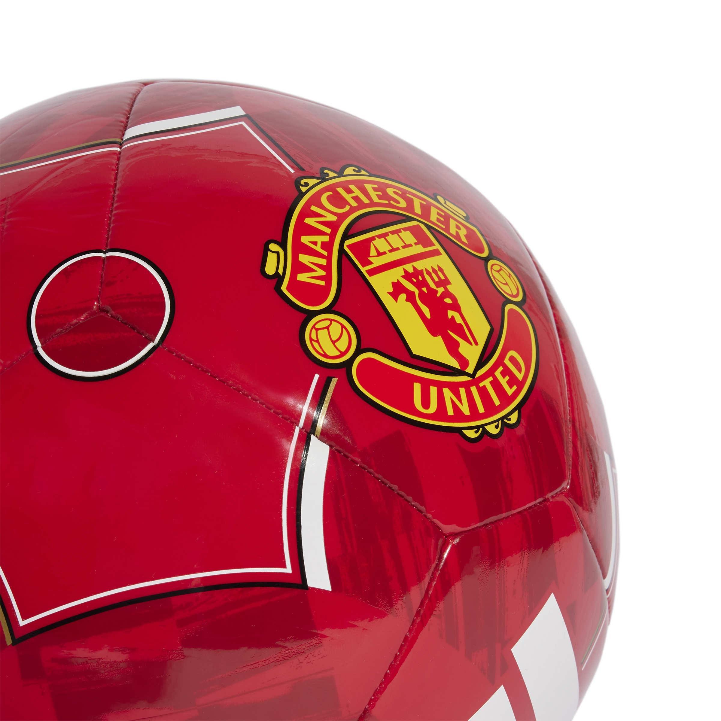 Unisex Manchester United Home Club Ball, Red, A701_ONE, large image number 3