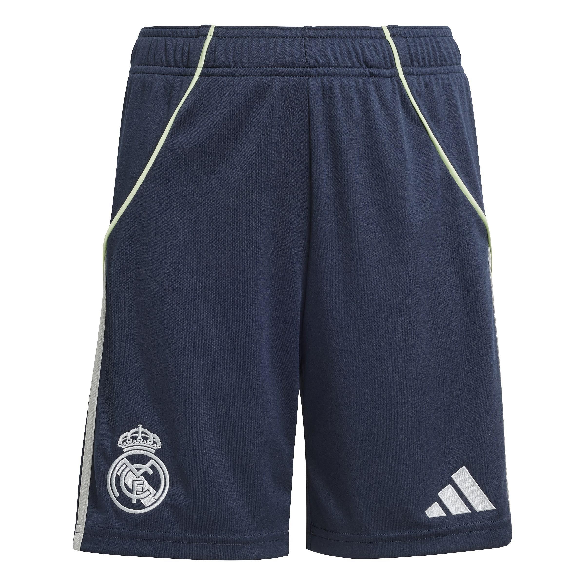 Kids Unisex Real Madrid 25/26 Away Shorts, Blue, A701_ONE, medium