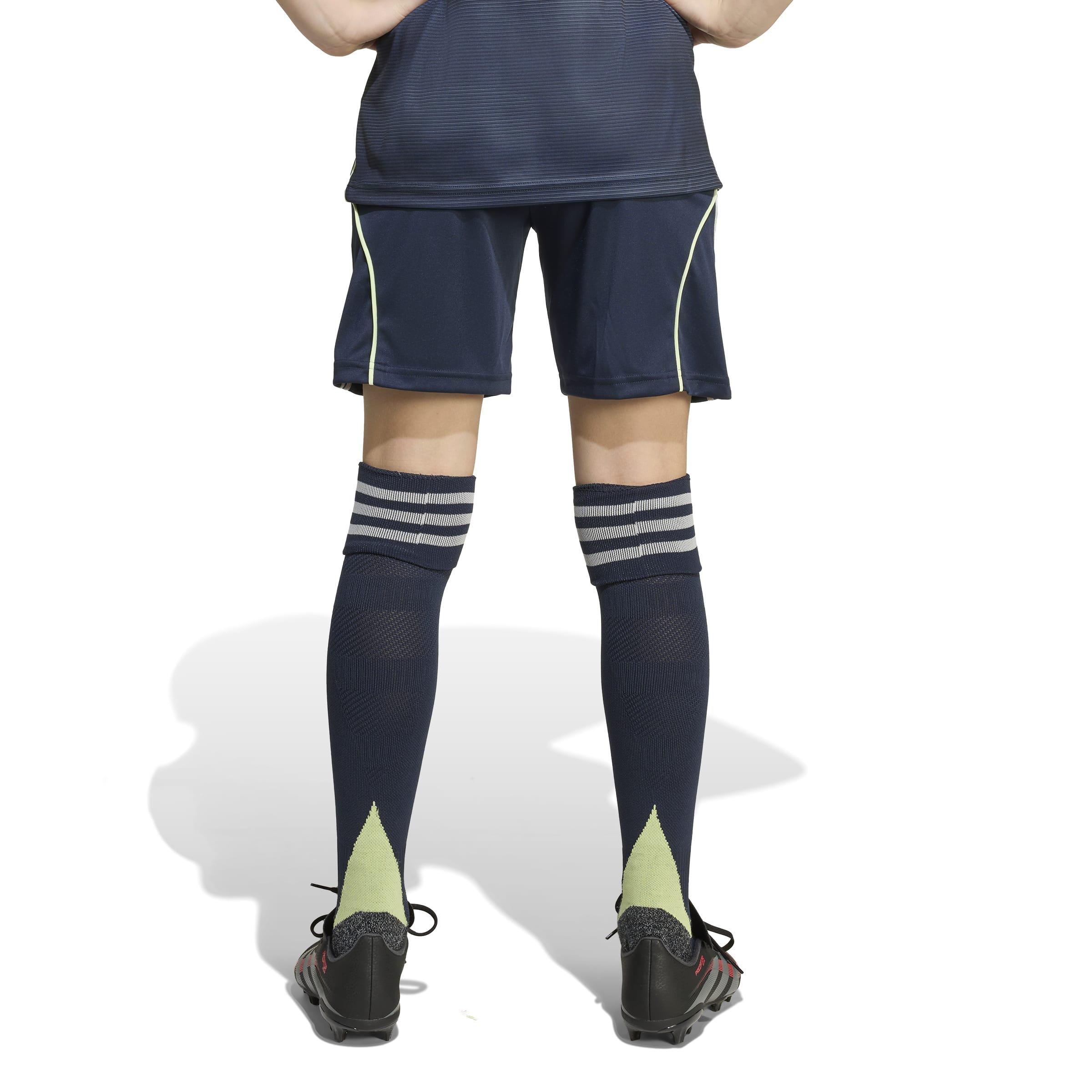 Kids Unisex Real Madrid 25/26 Away Shorts, Blue, A701_ONE, medium