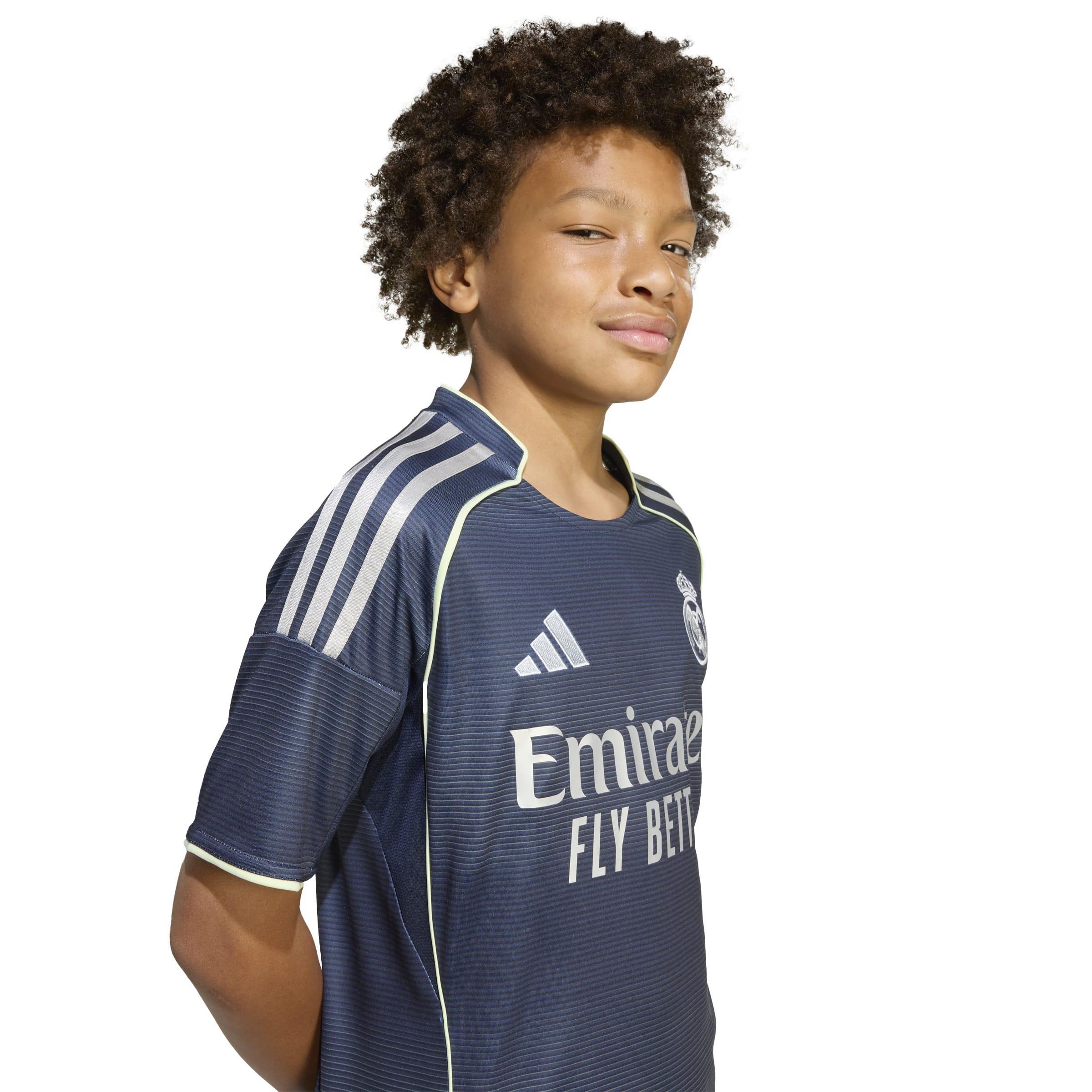 Kids Unisex Real Madrid 25/26 Away Jersey, Blue, A701_ONE, large image number 9