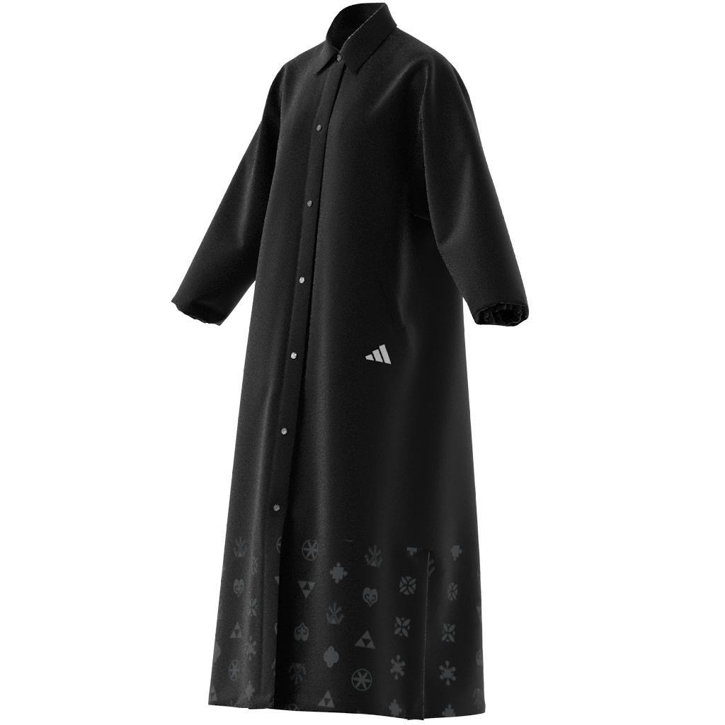 Bloom Sky Print Woven Extra Long Cover-Up, Black, A701_ONE, large image number 5