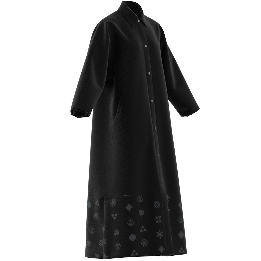 Bloom Sky Print Woven Extra Long Cover-Up, Black, A701_ONE, large image number 11