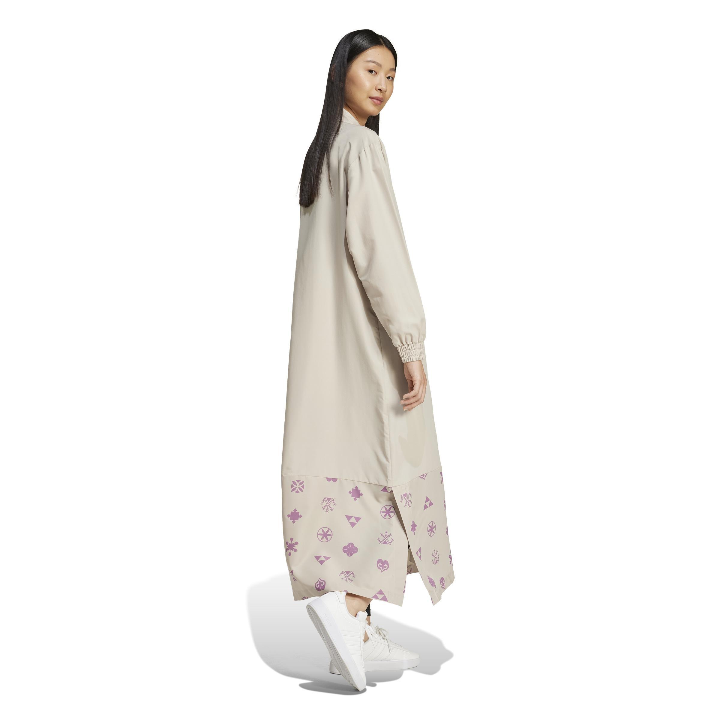 Bloom Sky Print Woven Extra Long Cover-Up, Beige, A701_ONE, large image number 2