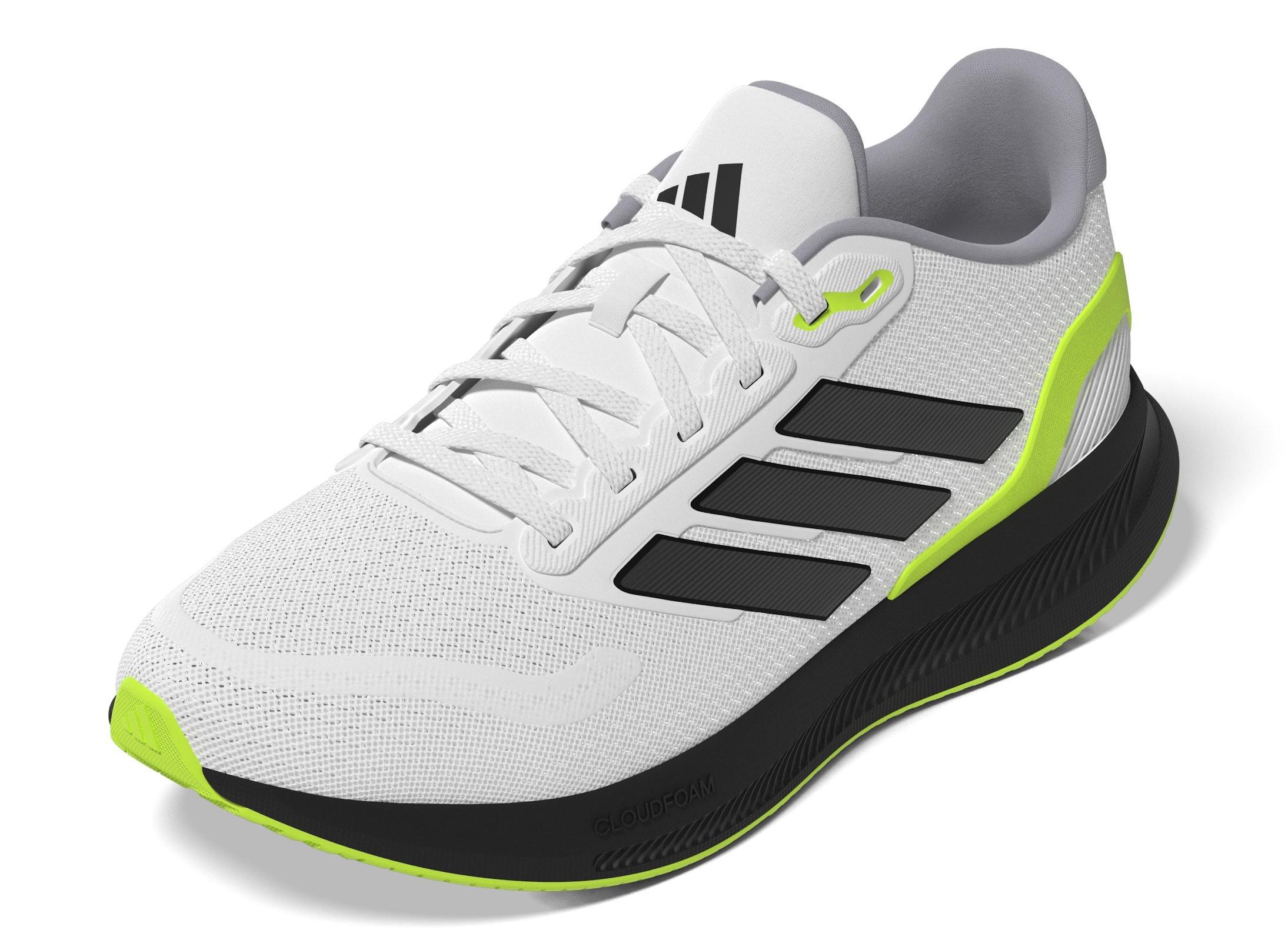 Unisex Kids Runfalcon 5 Shoes, White, A701_ONE, large image number 9