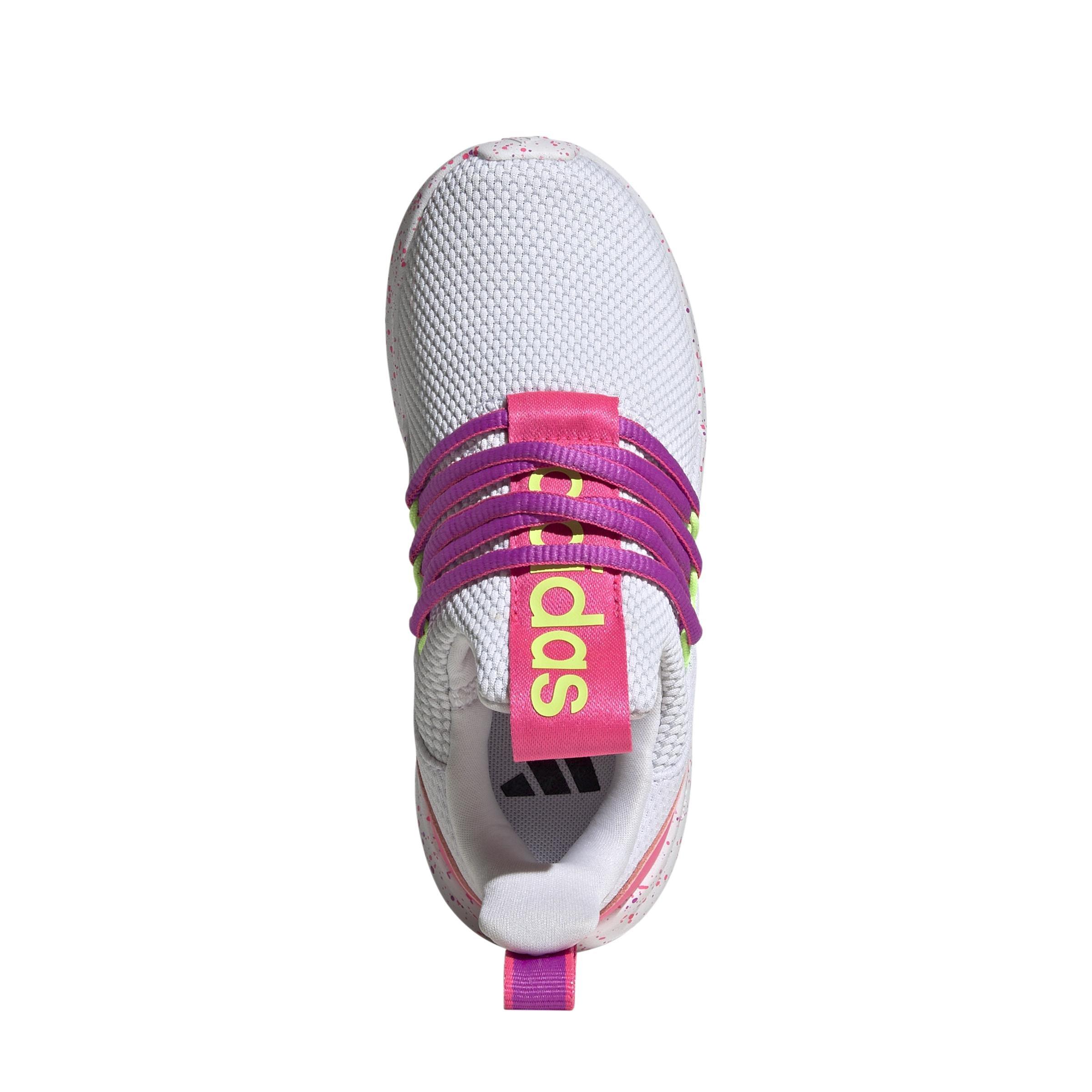 Unisex Kids Lite Racer Adapt 7.0 Shoes, White, , large image number 1