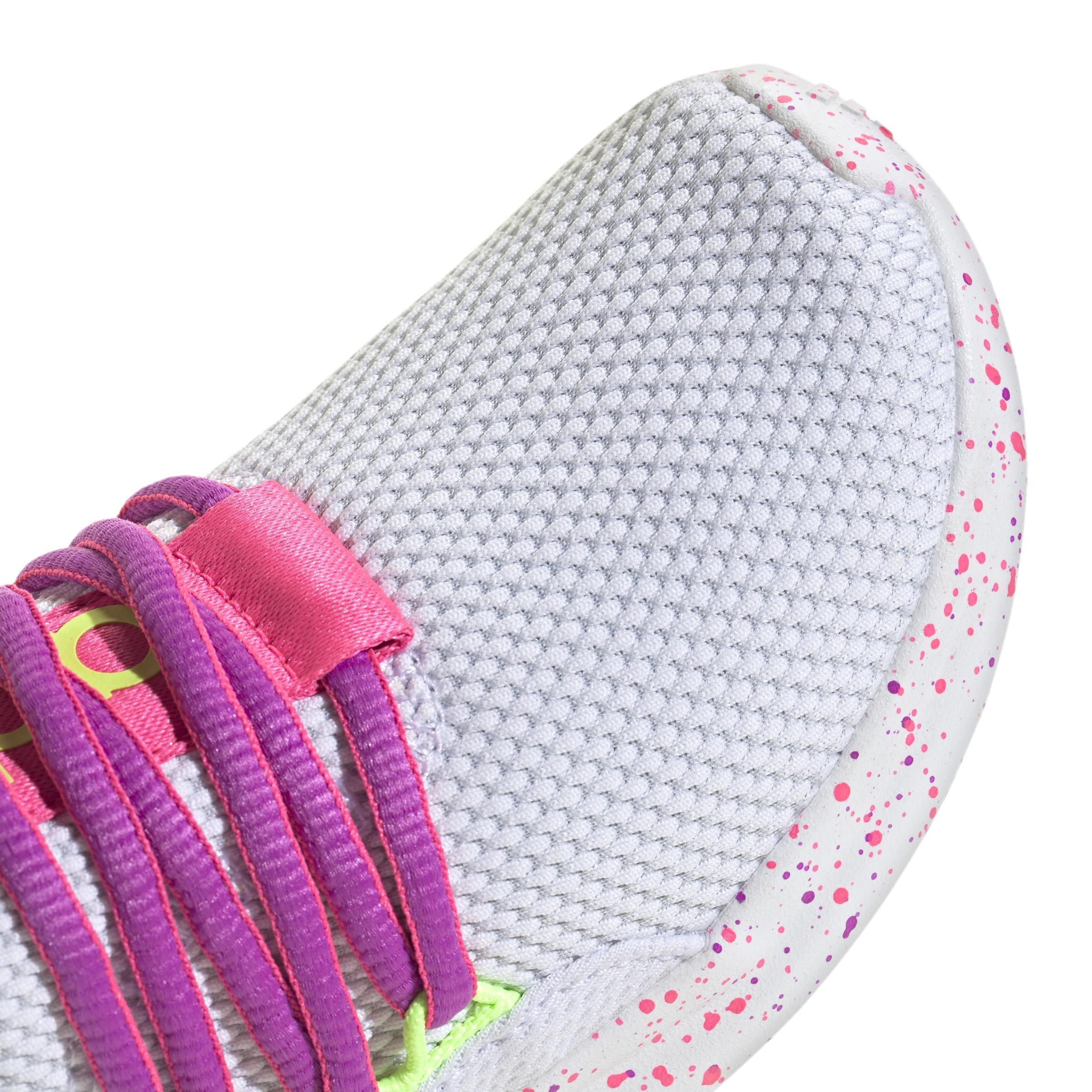 Unisex Kids Lite Racer Adapt 7.0 Shoes, White, , large image number 4