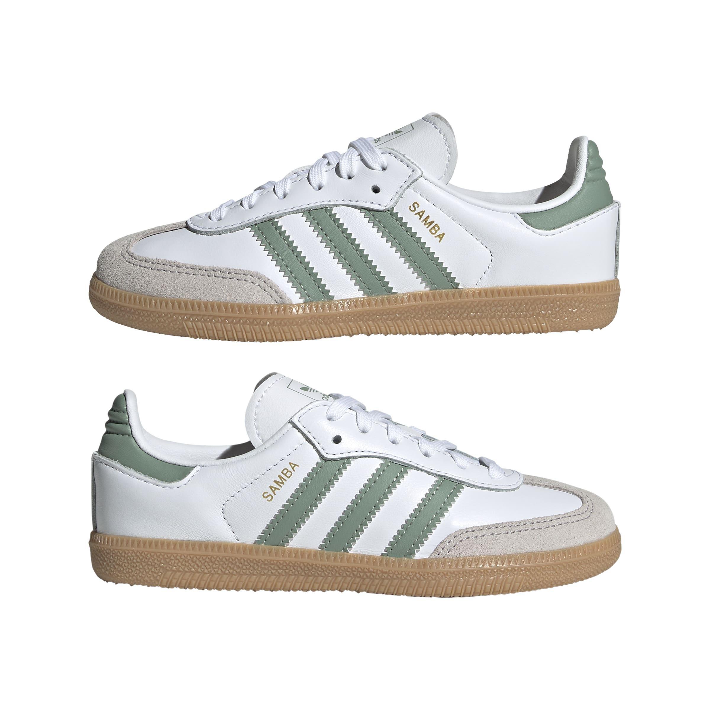 Unisex Kids Samba OG Shoes, White, A701_ONE, large image number 14
