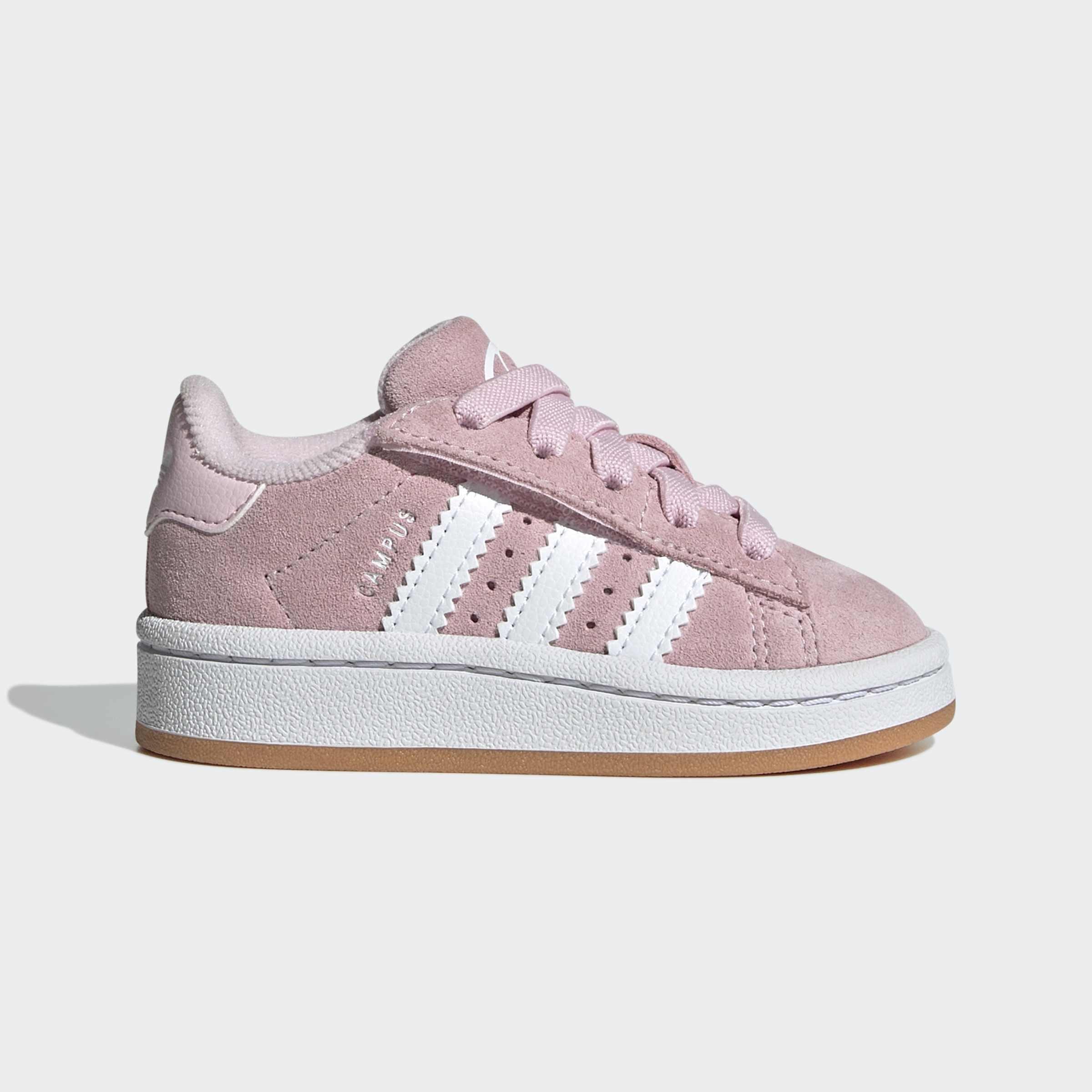 Unisex Kids Campus 00s Comfort Closure Elastic Lace Shoes, Pink, , large image number 0