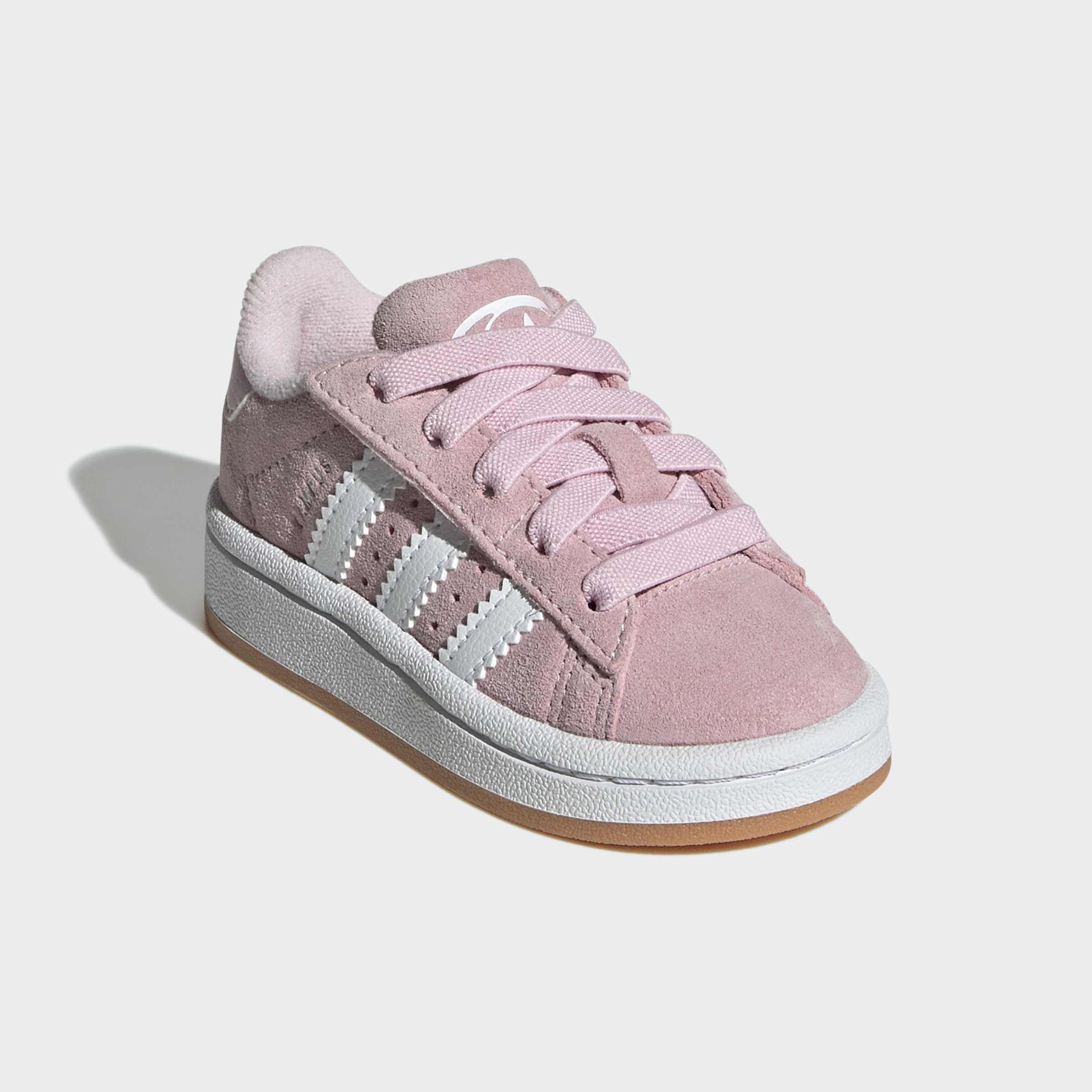 Unisex Kids Campus 00s Comfort Closure Elastic Lace Shoes, Pink, , large image number 1