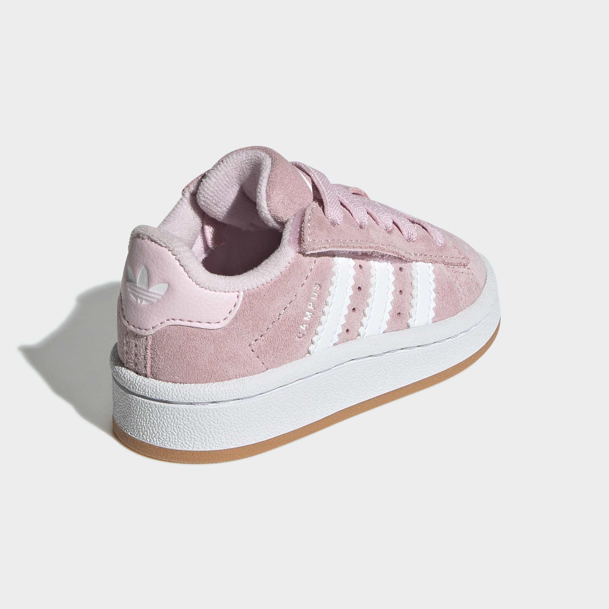 Unisex Kids Campus 00s Comfort Closure Elastic Lace Shoes, Pink, , large image number 2