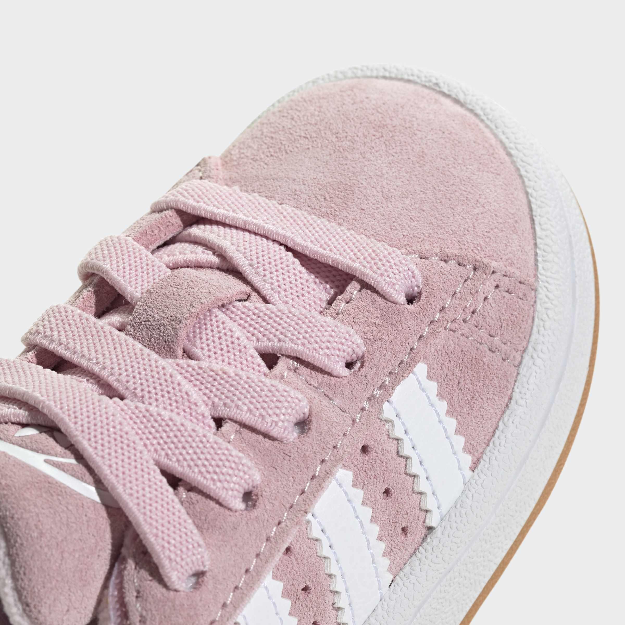 Unisex Kids Campus 00s Comfort Closure Elastic Lace Shoes, Pink, , large image number 6