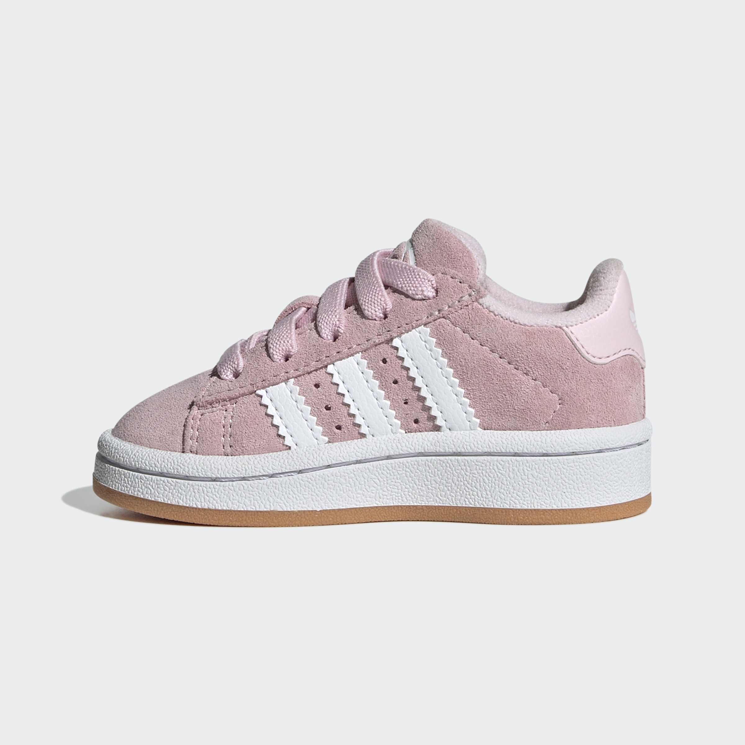 Unisex Kids Campus 00s Comfort Closure Elastic Lace Shoes, Pink, , large image number 8