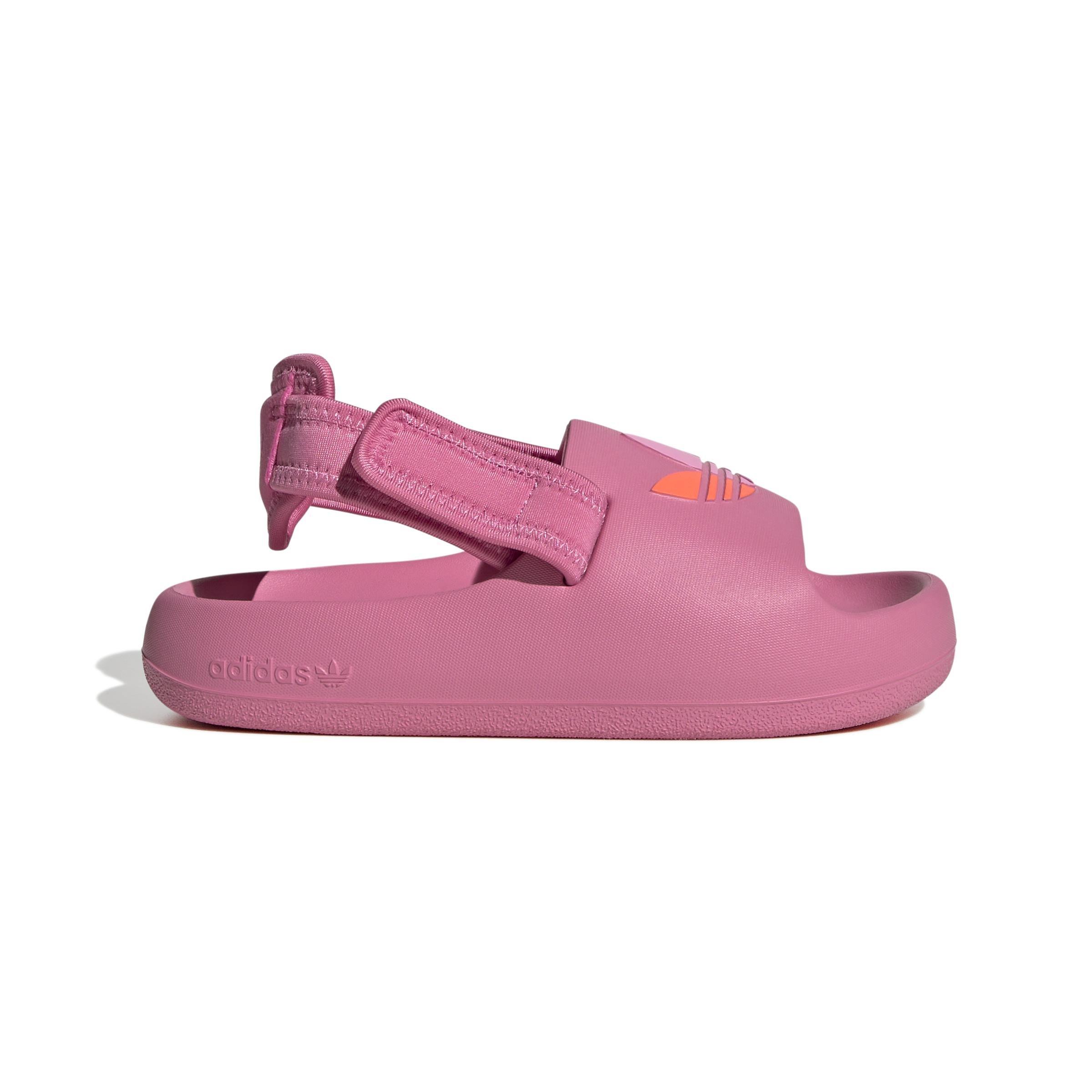 Unisex Kids Adifom Adilette Slides, Pink, , large image number 0