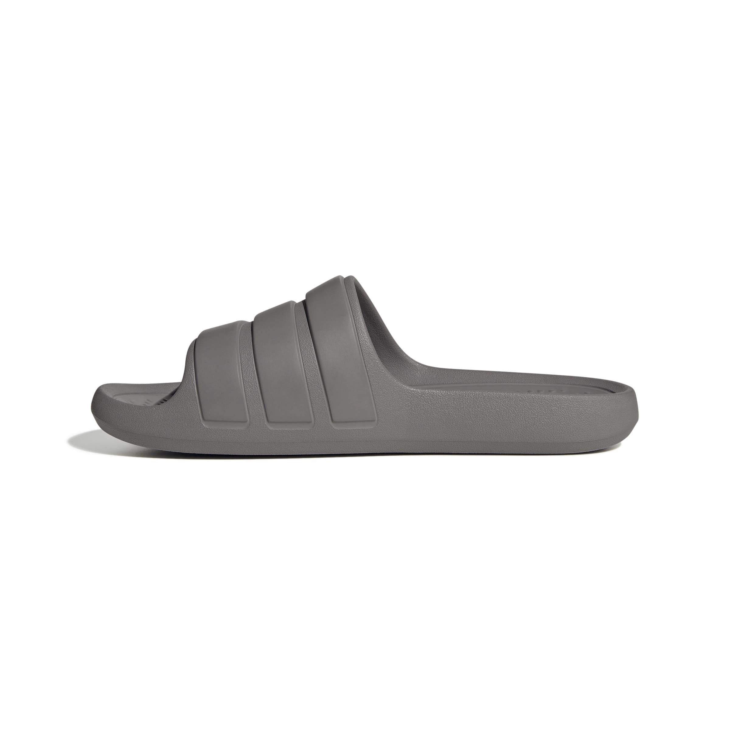 Unisex Adilette Flow Slides, Grey, A701_ONE, large image number 9