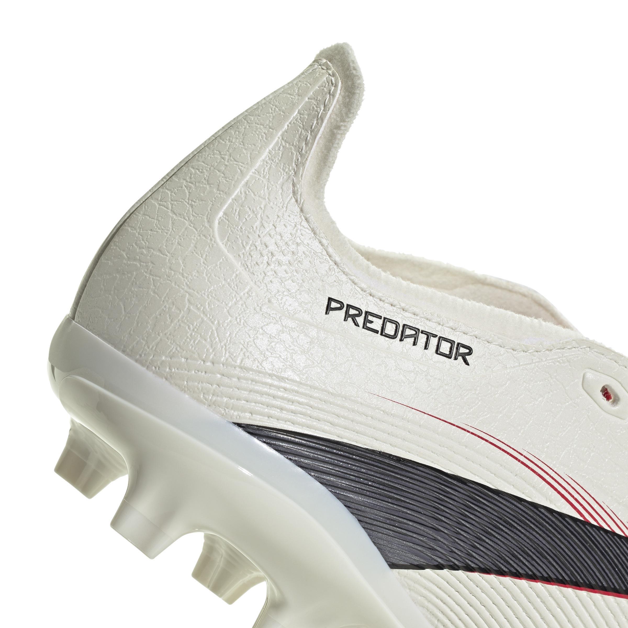 Unisex Predator League Fold-Over Tongue Firm/Multi-Ground Boots, White, A701_ONE, large image number 4