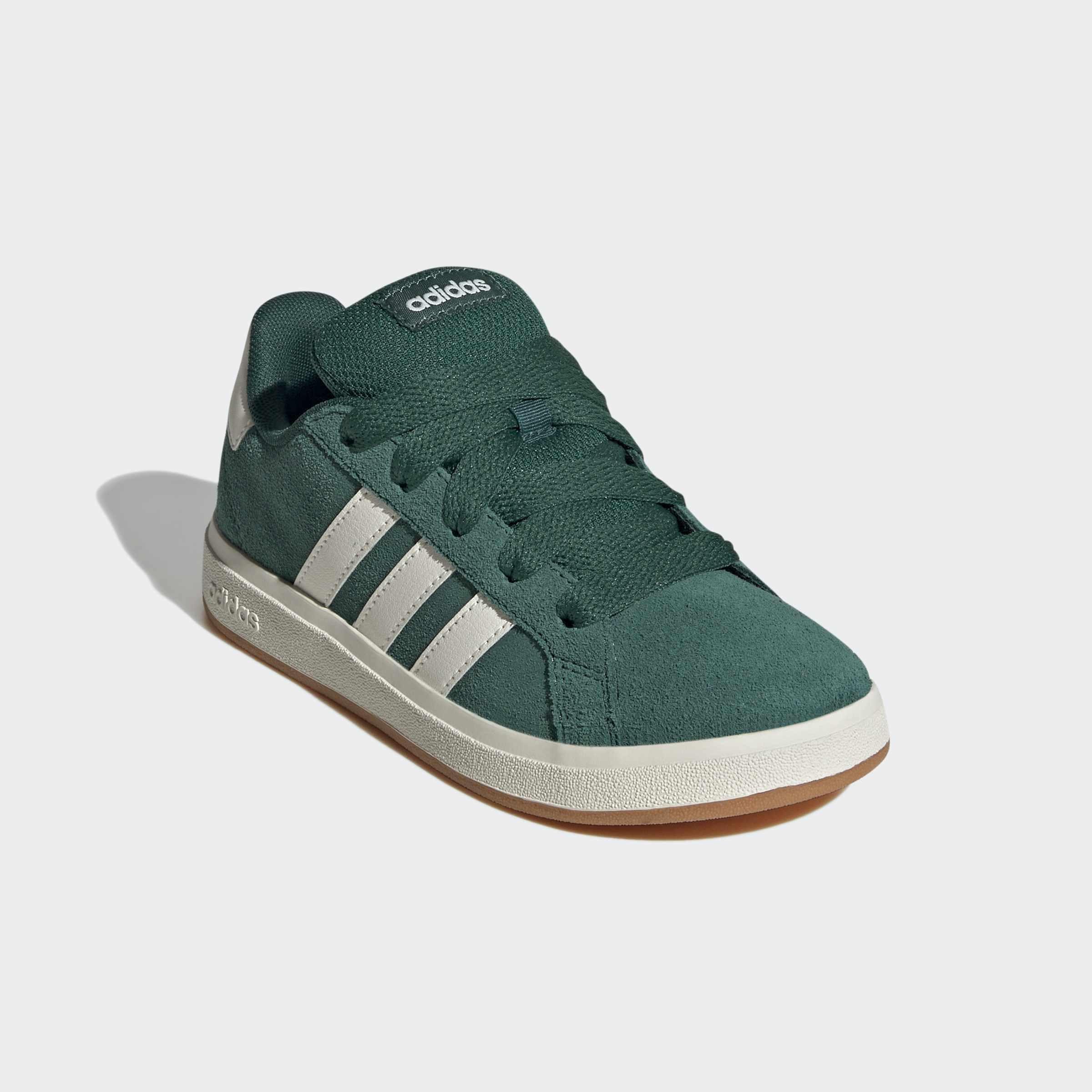 Kids Unisex Grand Court 00s Shoes, Green, A701_ONE, medium