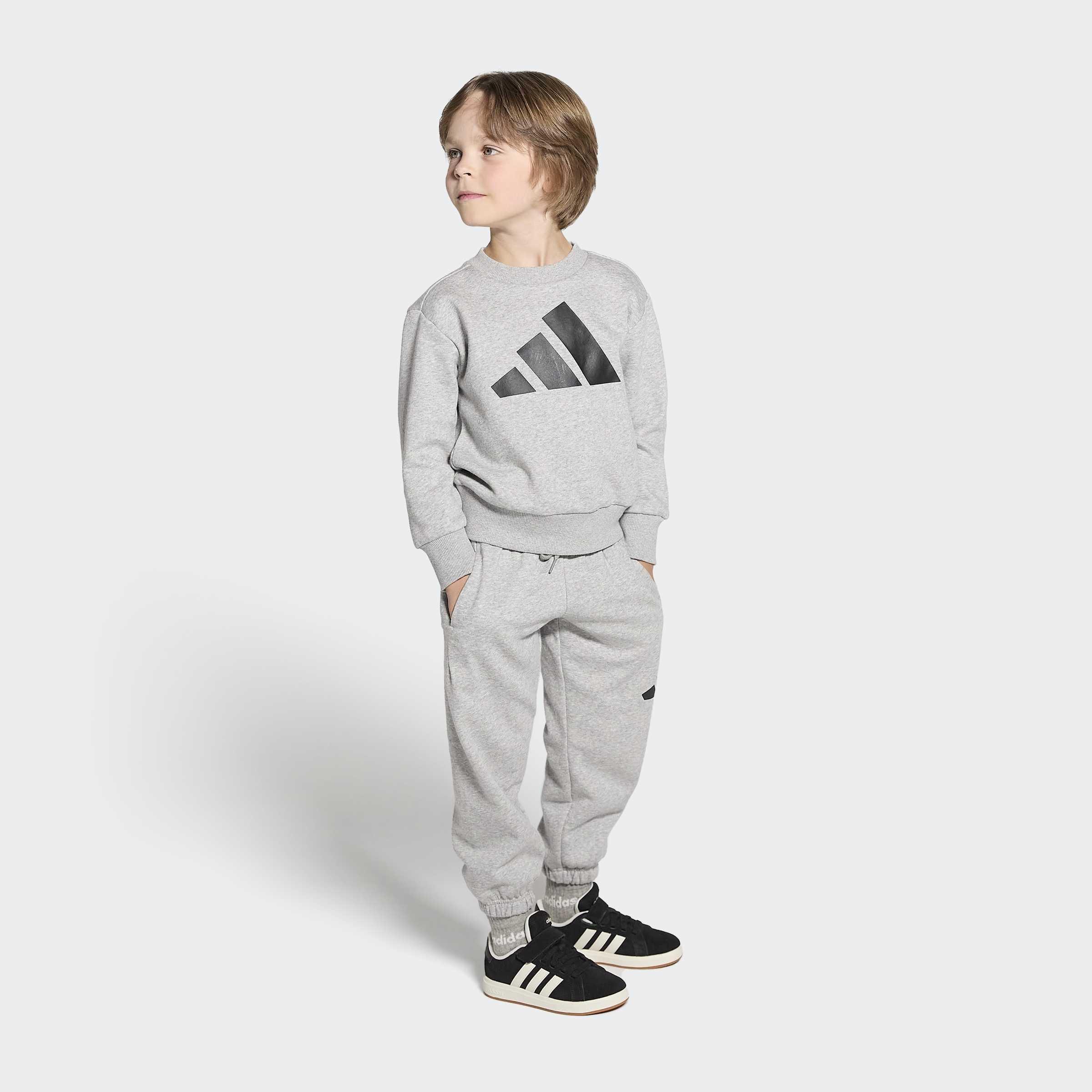 Kids Unisex Grand Court 00s Shoes, Black, A701_ONE, large image number 2